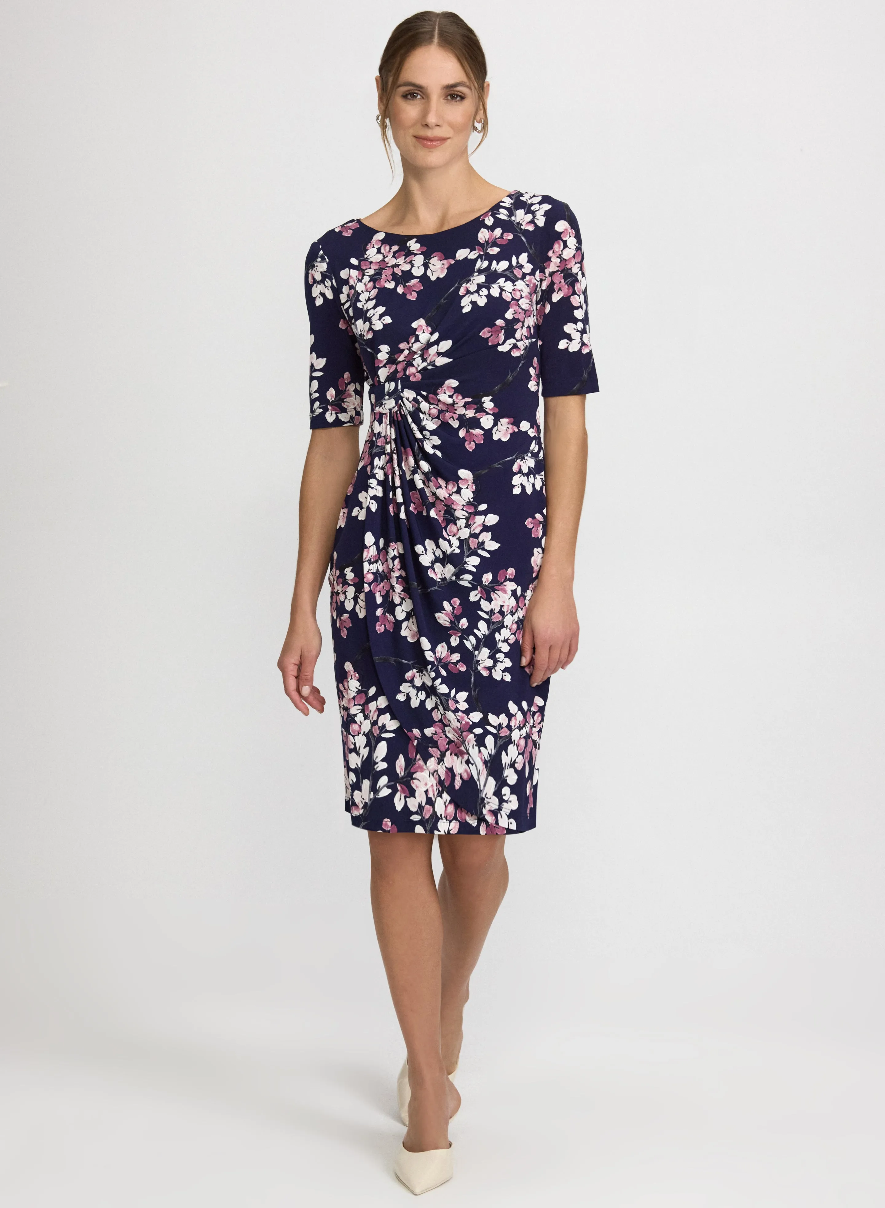 Laura Floral Jersey Dress Laura Floral Jersey Dress - Image 1