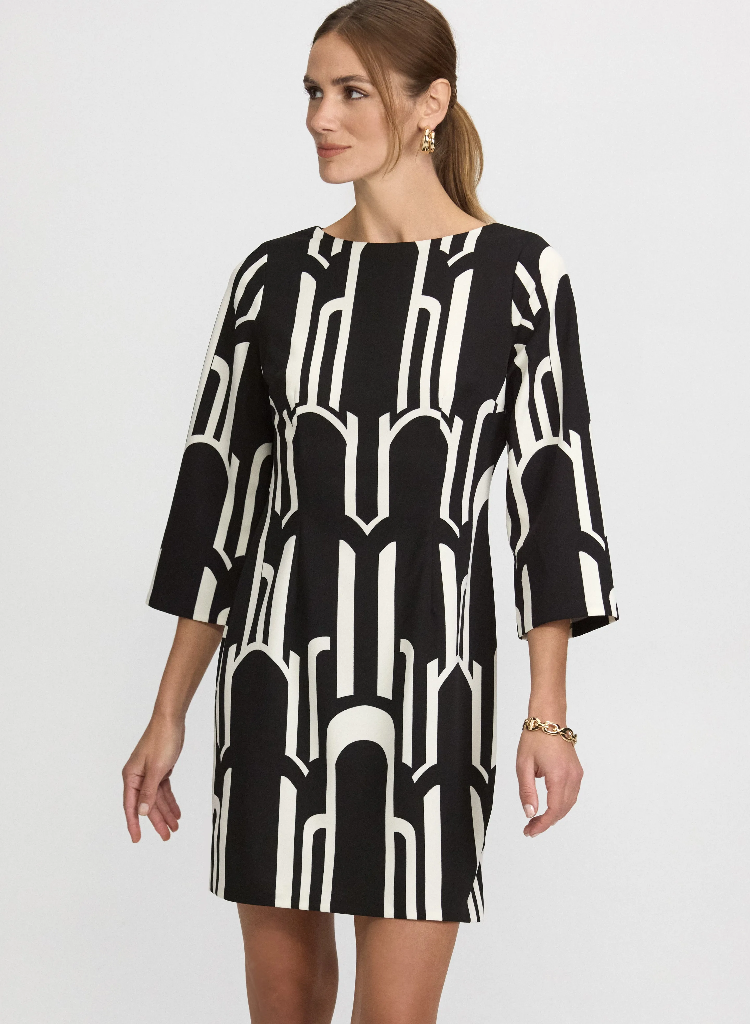 Laura Geometric Print Dress Laura Geometric Print Dress - Image 1