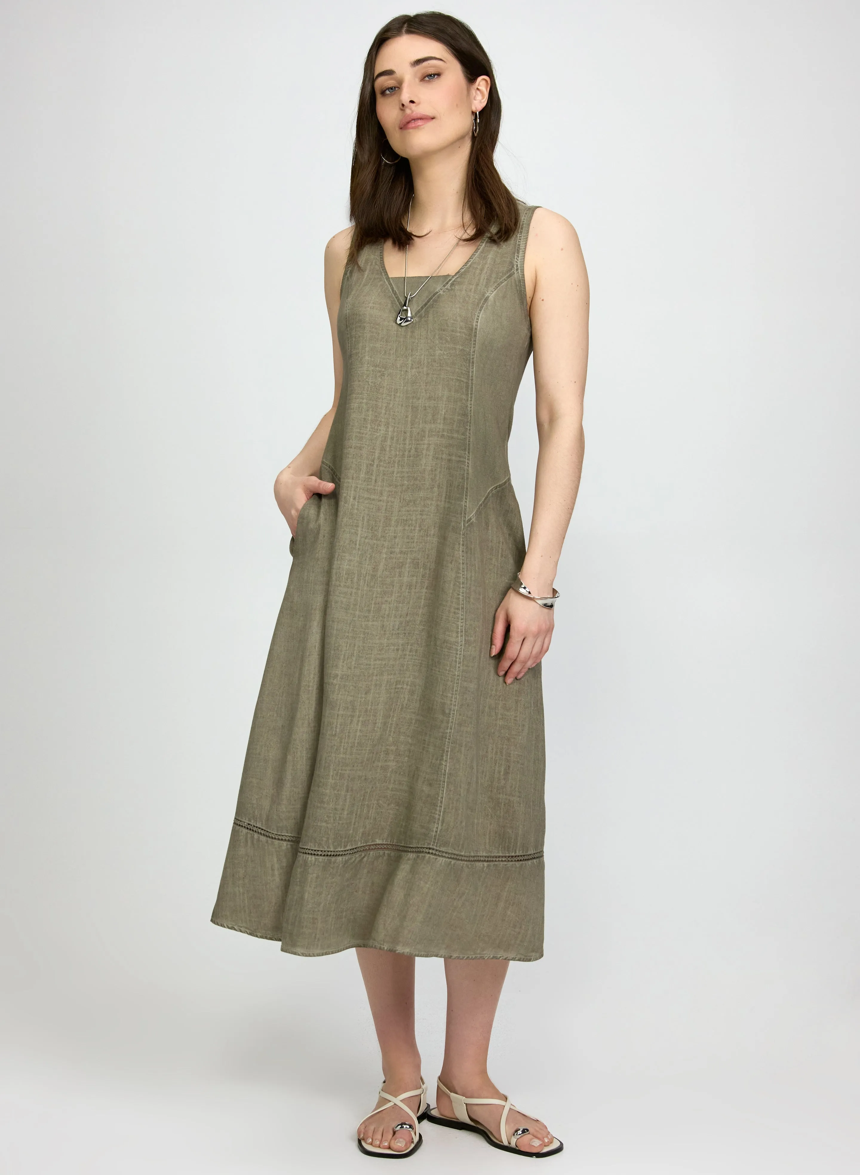 Laura Linen-Blend Dress Laura Linen-Blend Dress - Image 1