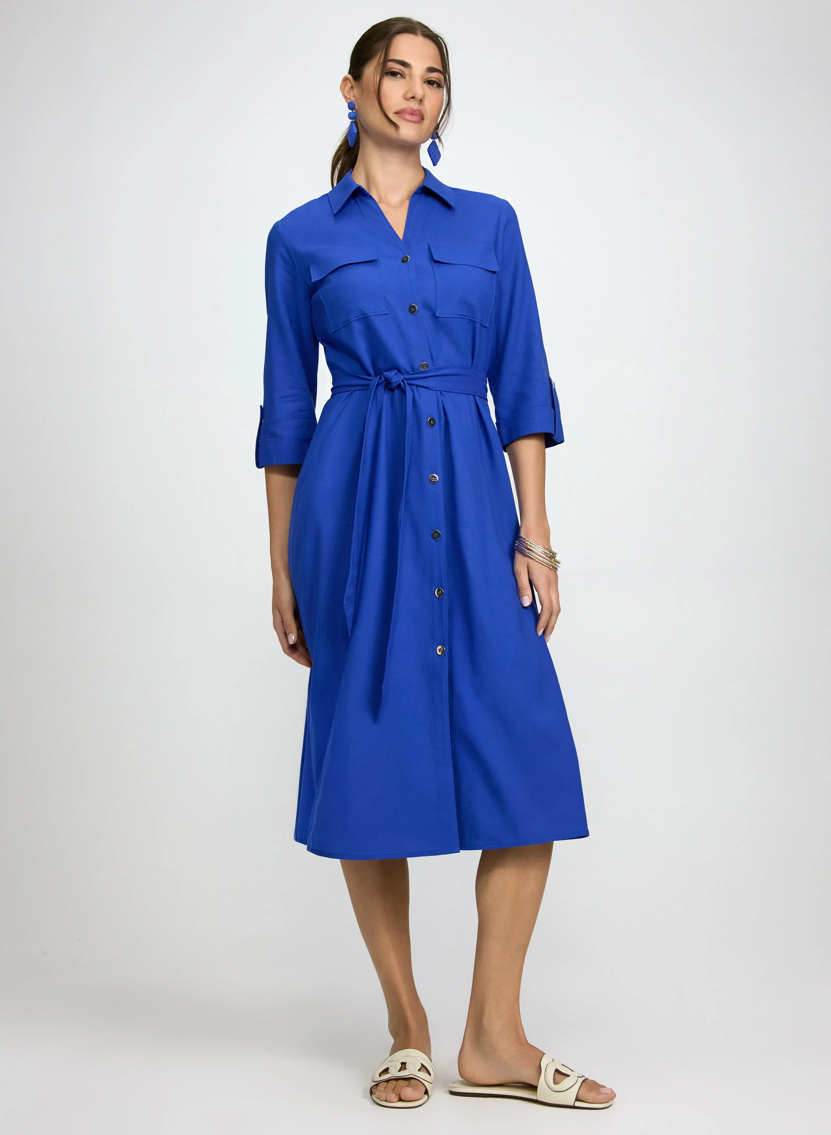 Laura Button-Down Shirt Dress Laura Button-Down Shirt Dress - Image 1