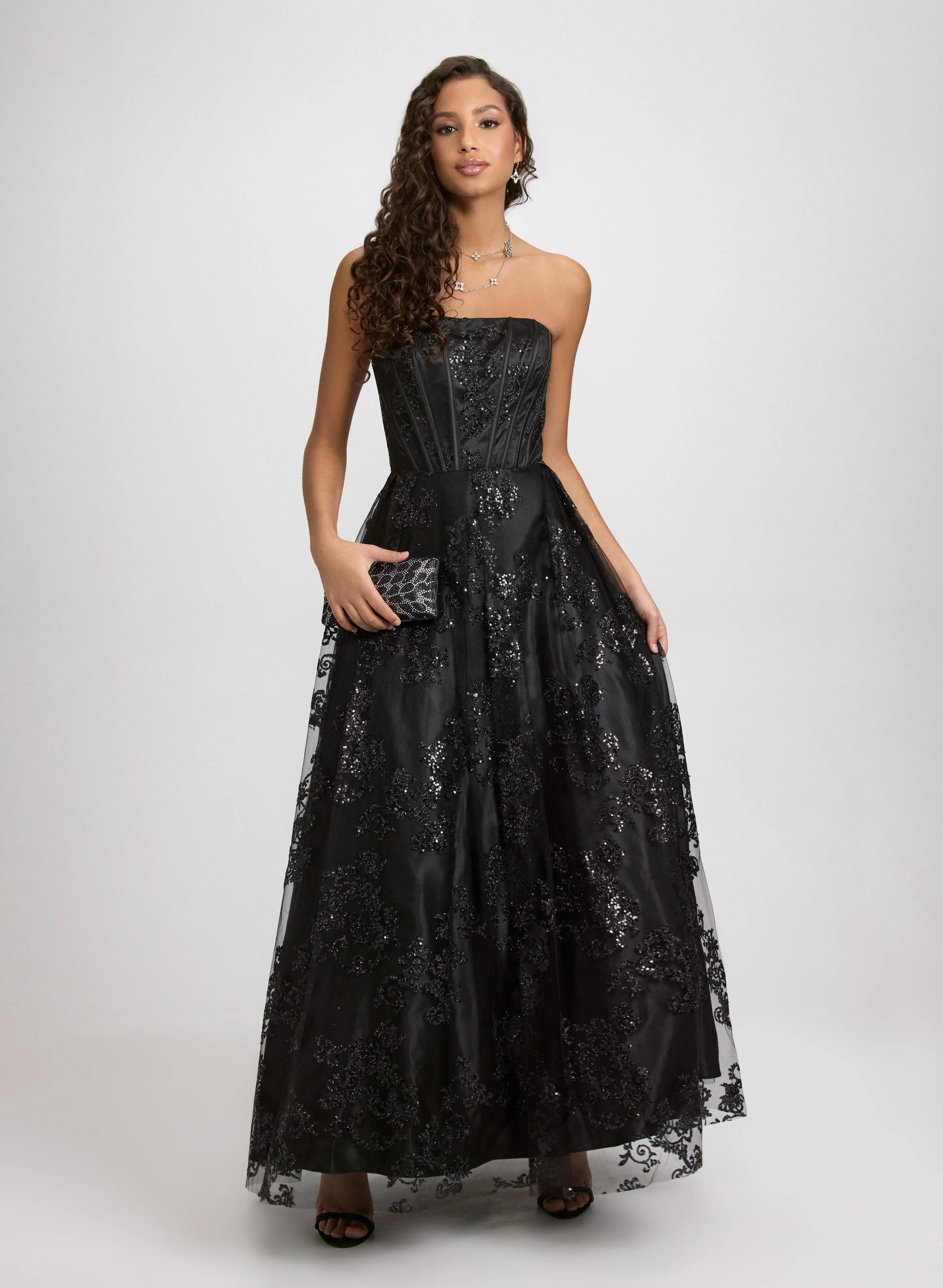 Laura Strapless Floral Dress Laura Strapless Floral Dress - Image 1