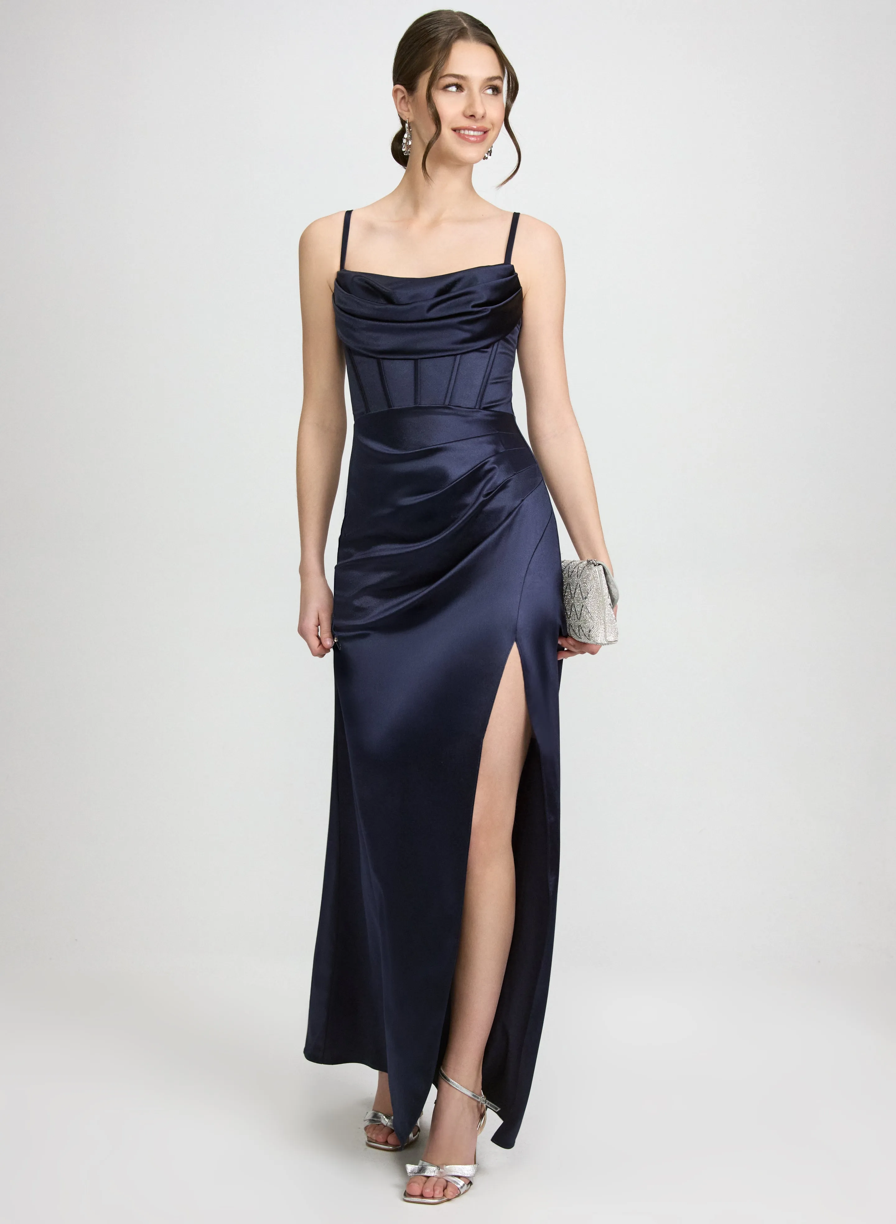Laura Cowl Neck Corset Dress Laura Cowl Neck Corset Dress - Image 1