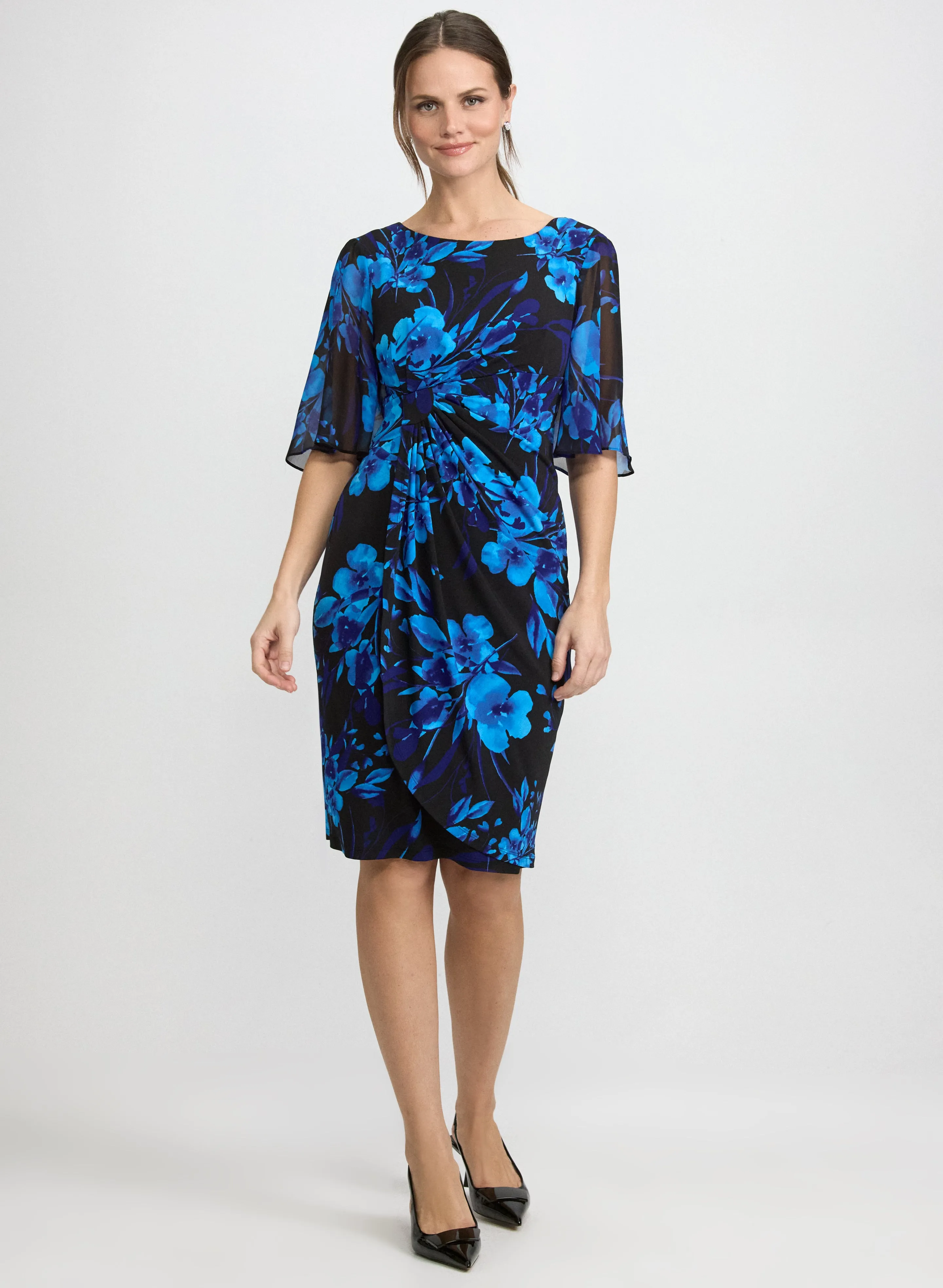 Laura Floral Chiffon Dress Laura Floral Chiffon Dress - Image 1