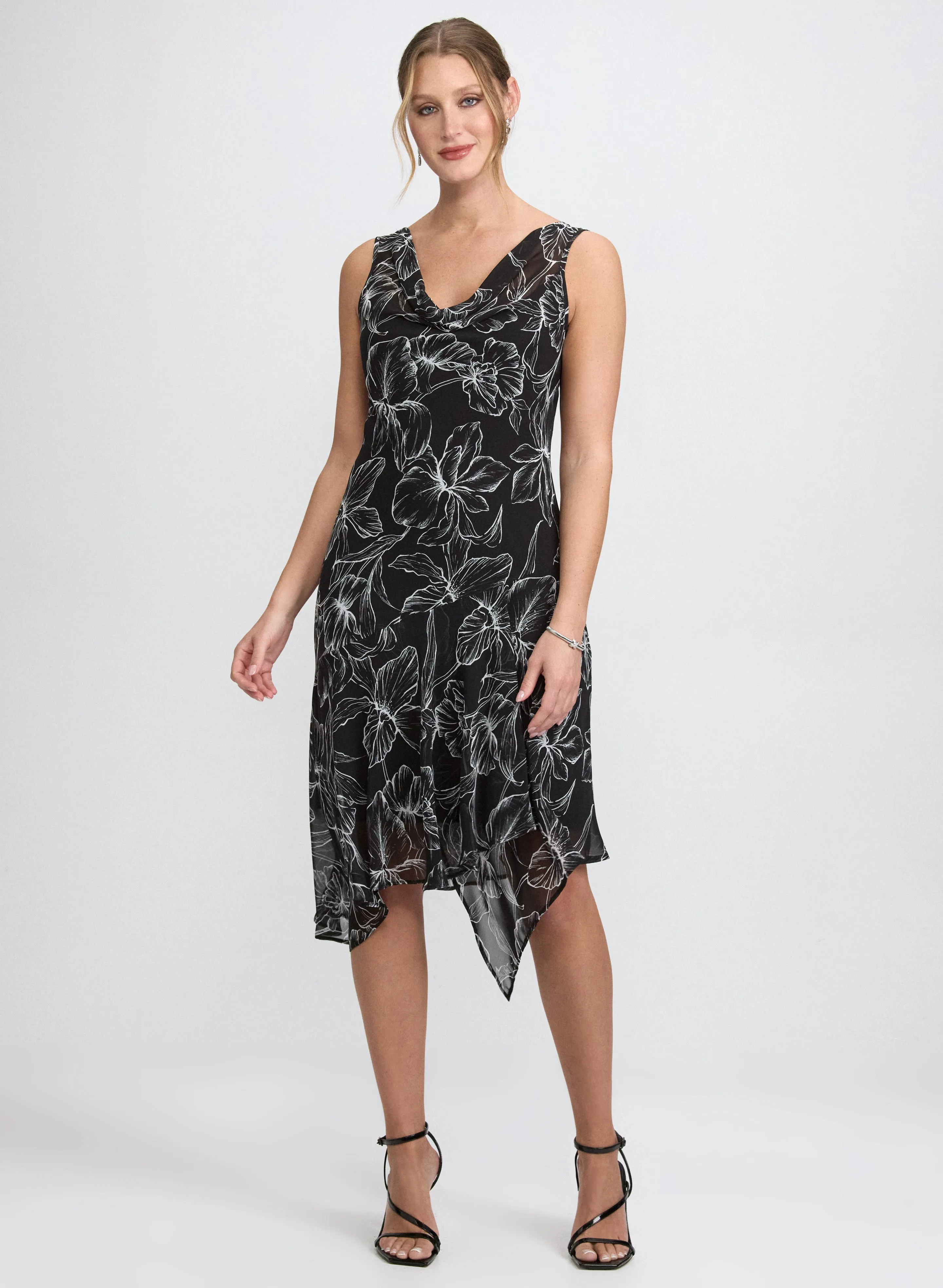 Laura Floral Chiffon Dress Laura Floral Chiffon Dress - Image 1