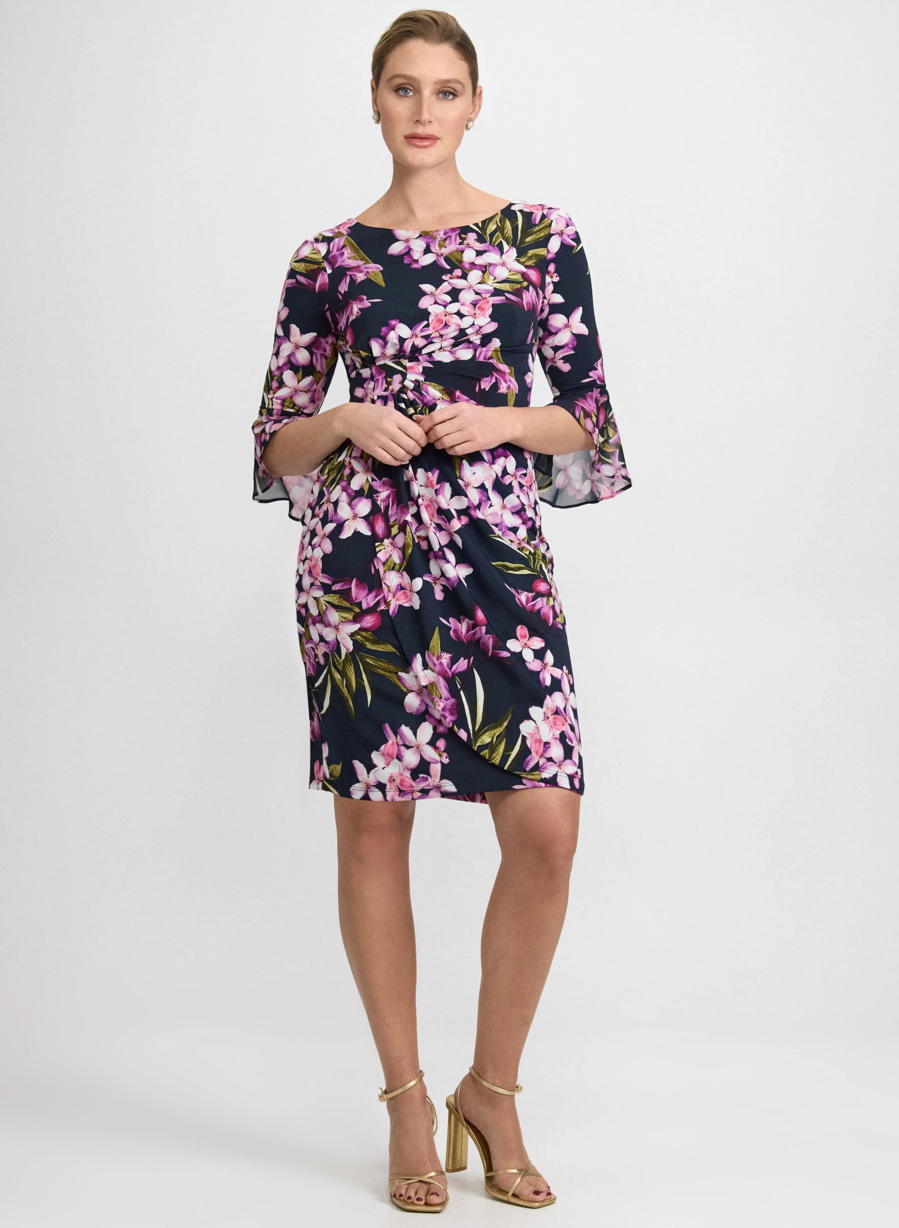 Laura Floral Jersey Dress Laura Floral Jersey Dress - Image 1