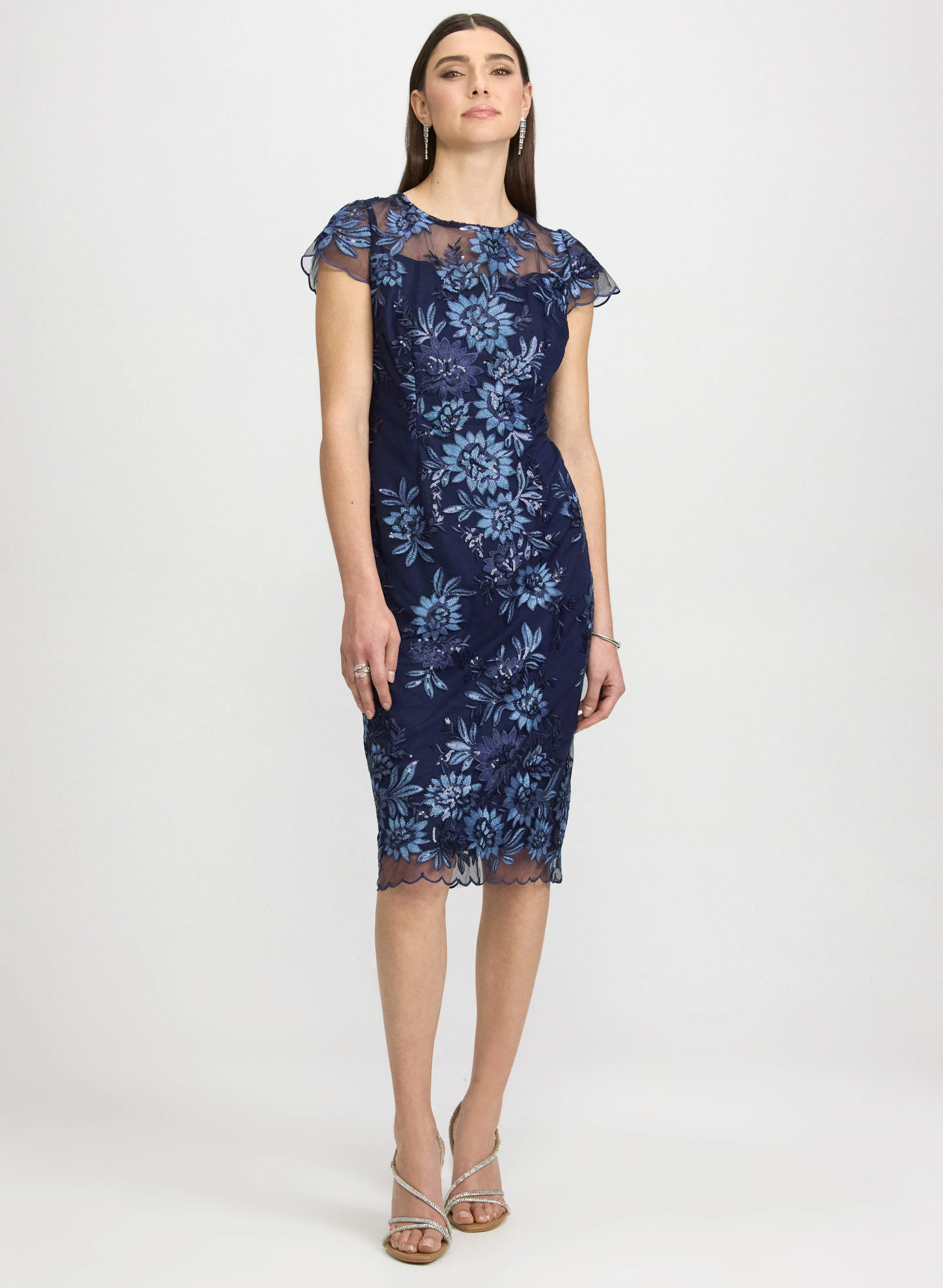 Laura Floral Embroidered Dress Laura Floral Embroidered Dress - Image 1
