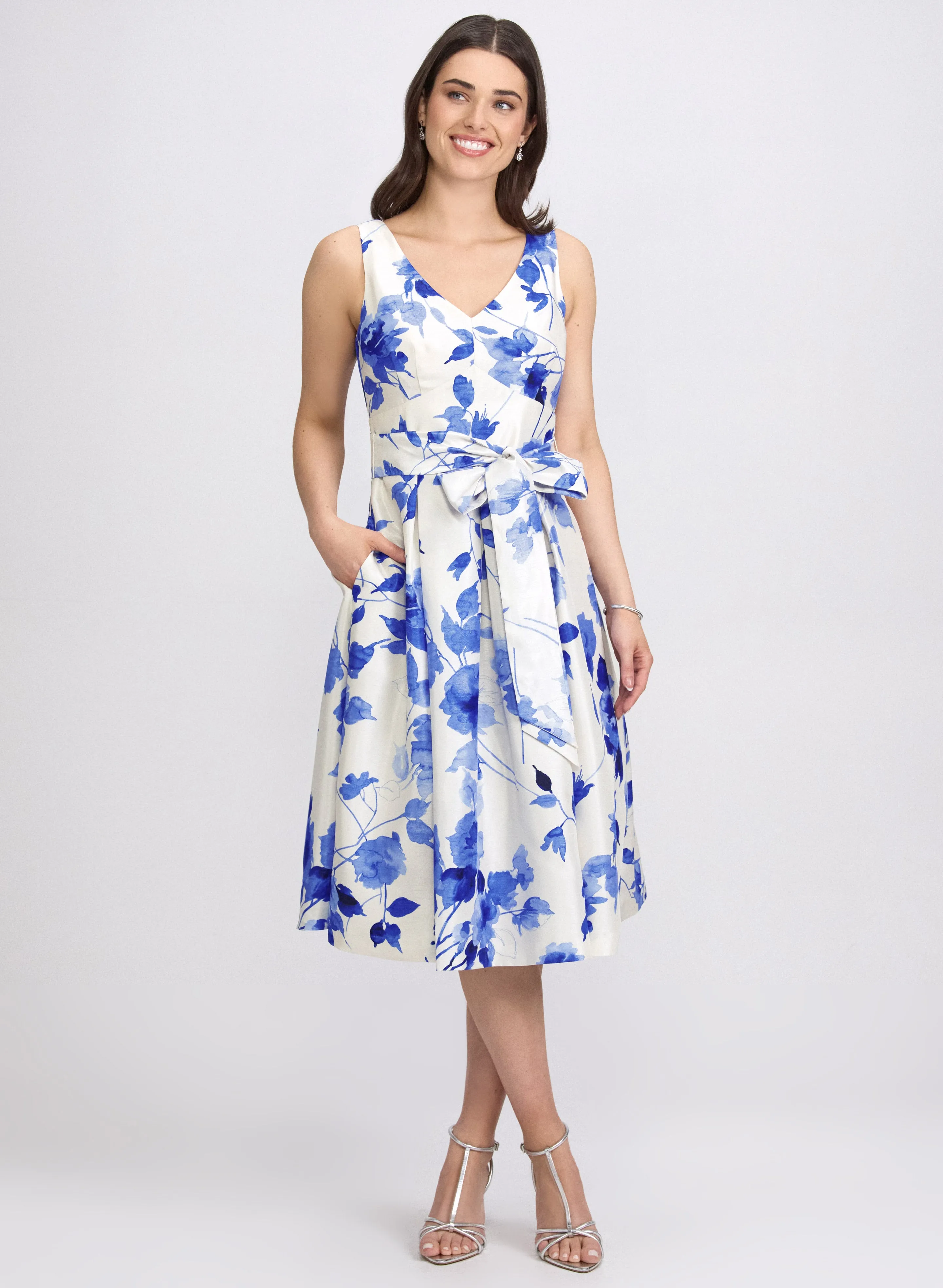 Laura Floral Fit & Flare Dress Laura Floral Fit & Flare Dress - Image 1