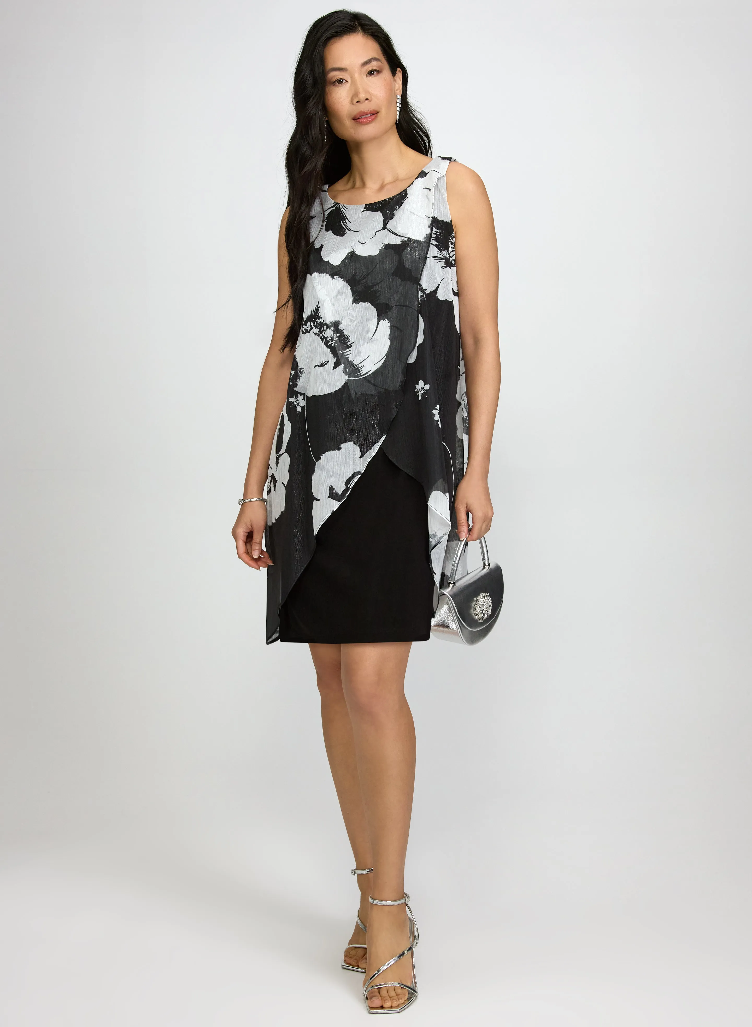 Laura Metallic Floral Dress Laura Metallic Floral Dress - Image 1