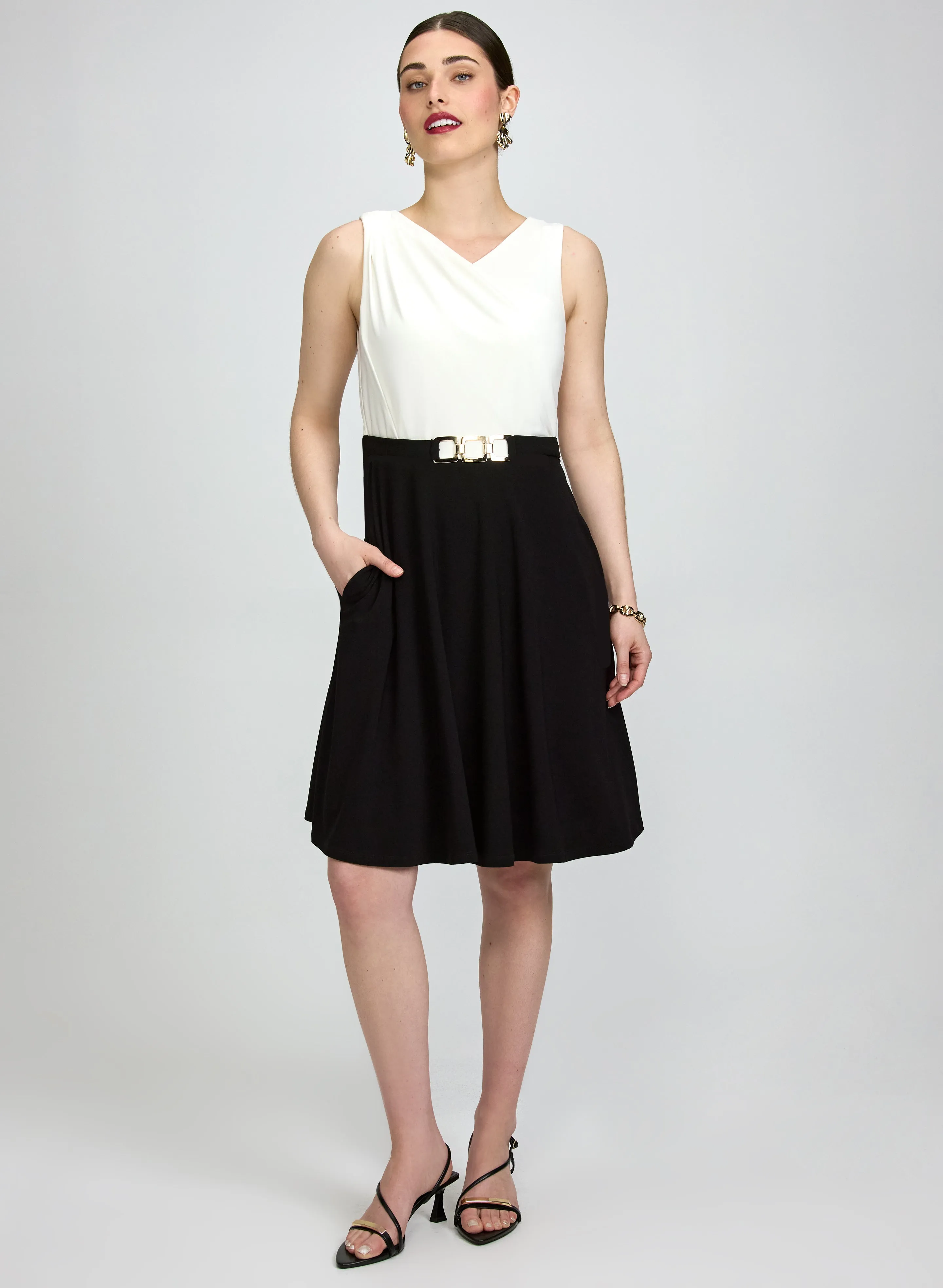 Laura Buckle Detail Dress Laura Buckle Detail Dress - Image 1
