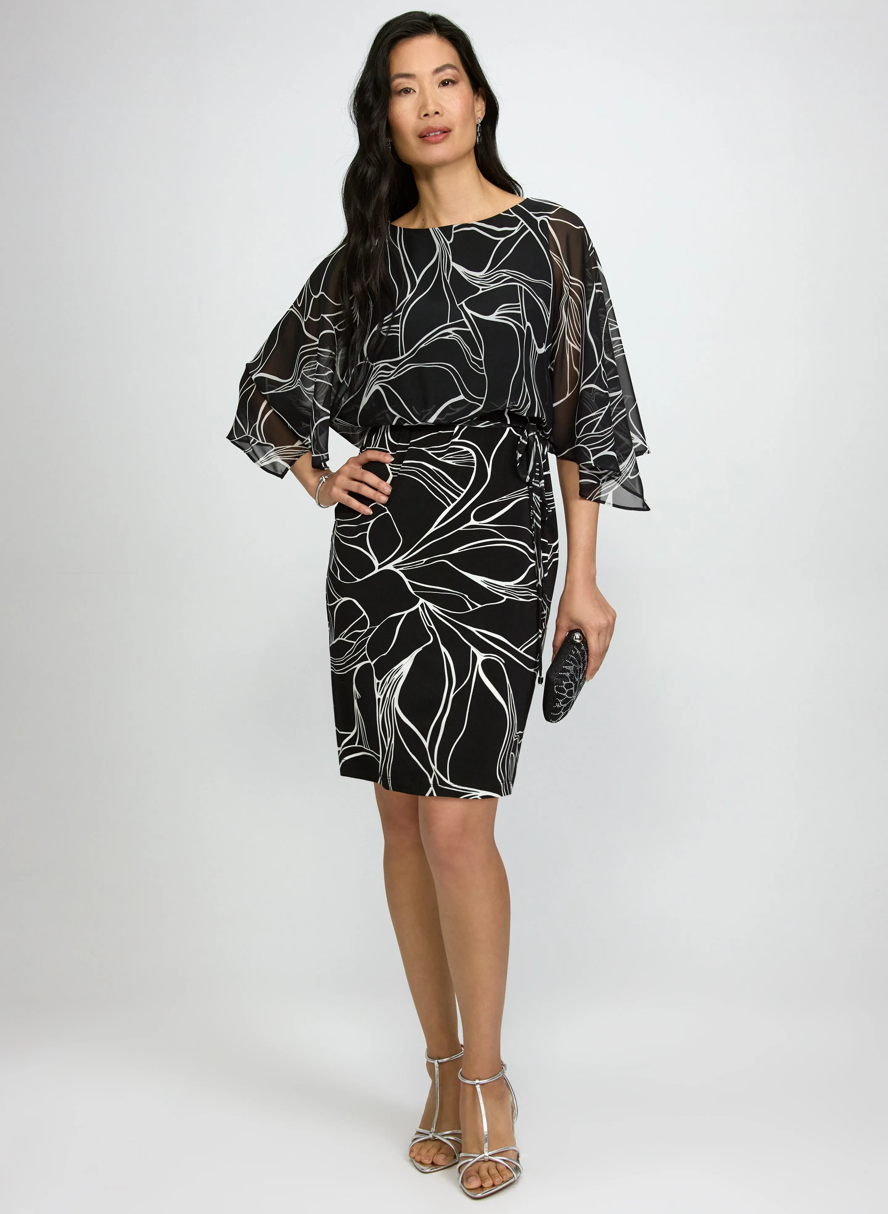 Laura Leaf Print Dress Laura Leaf Print Dress - Image 1