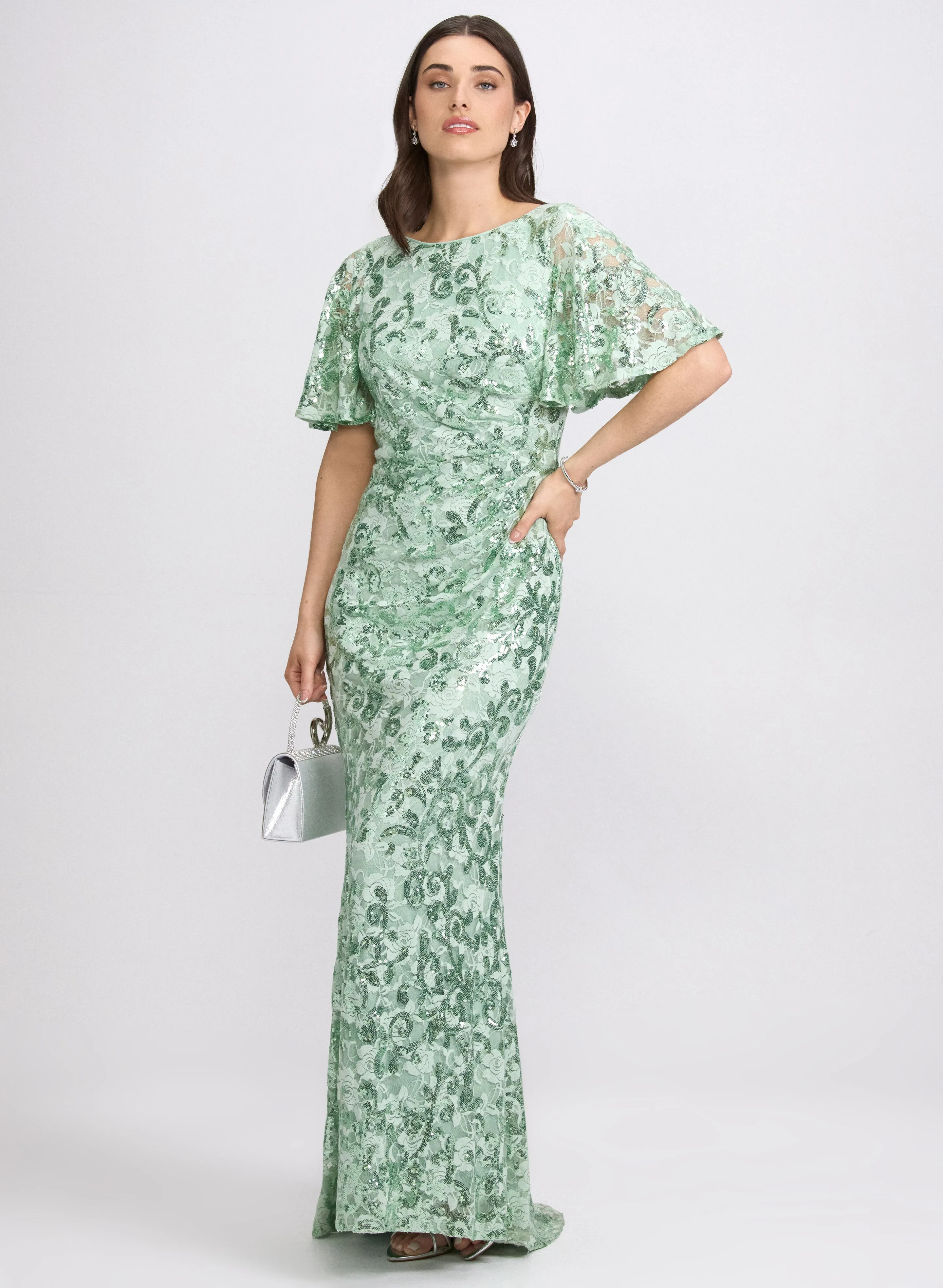 Laura Sequin & Lace Dress Laura Sequin & Lace Dress - Image 1