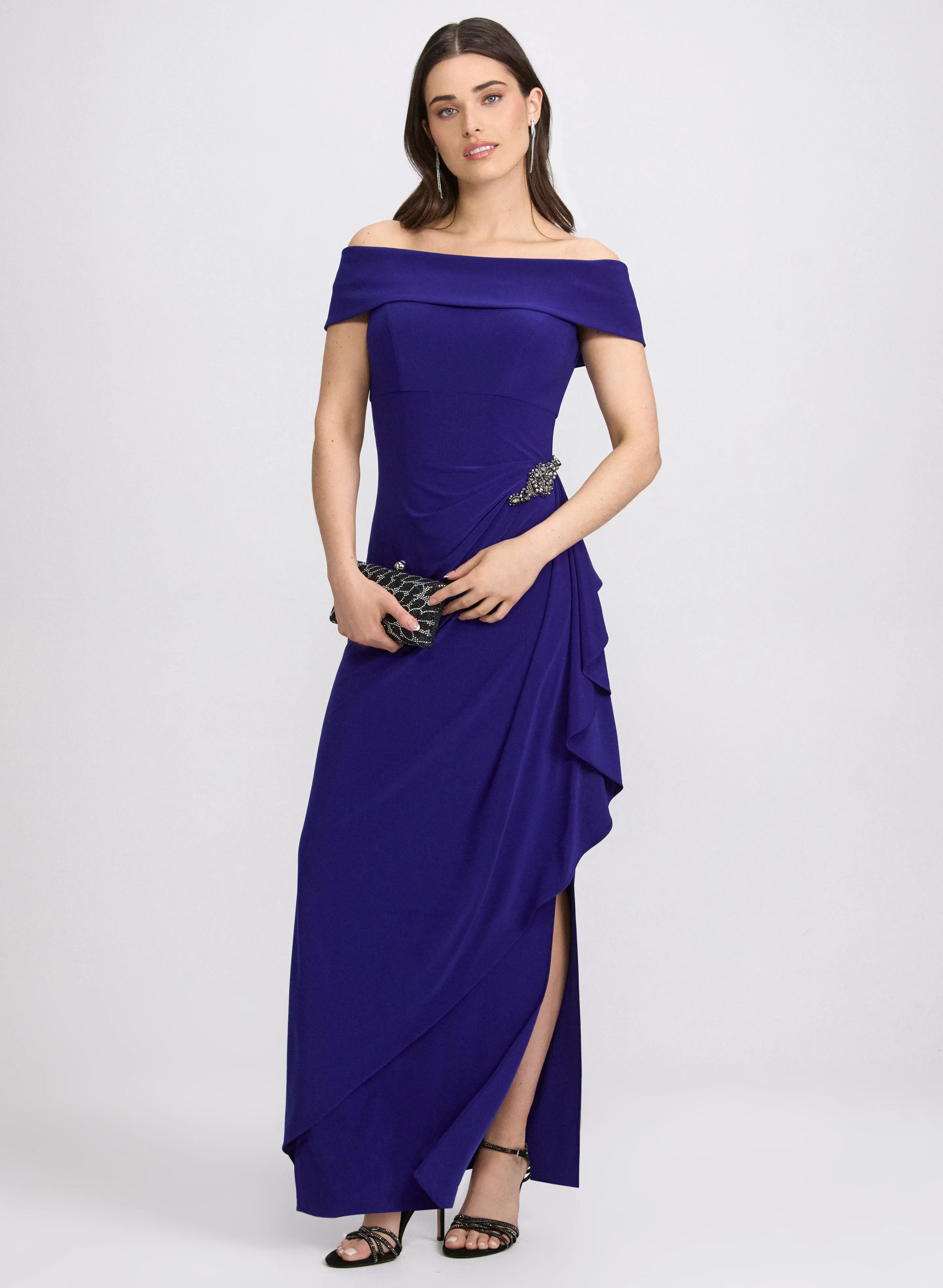 Laura Off-The-Shoulder Fitted Dress Laura Off-The-Shoulder Fitted Dress - Image 1