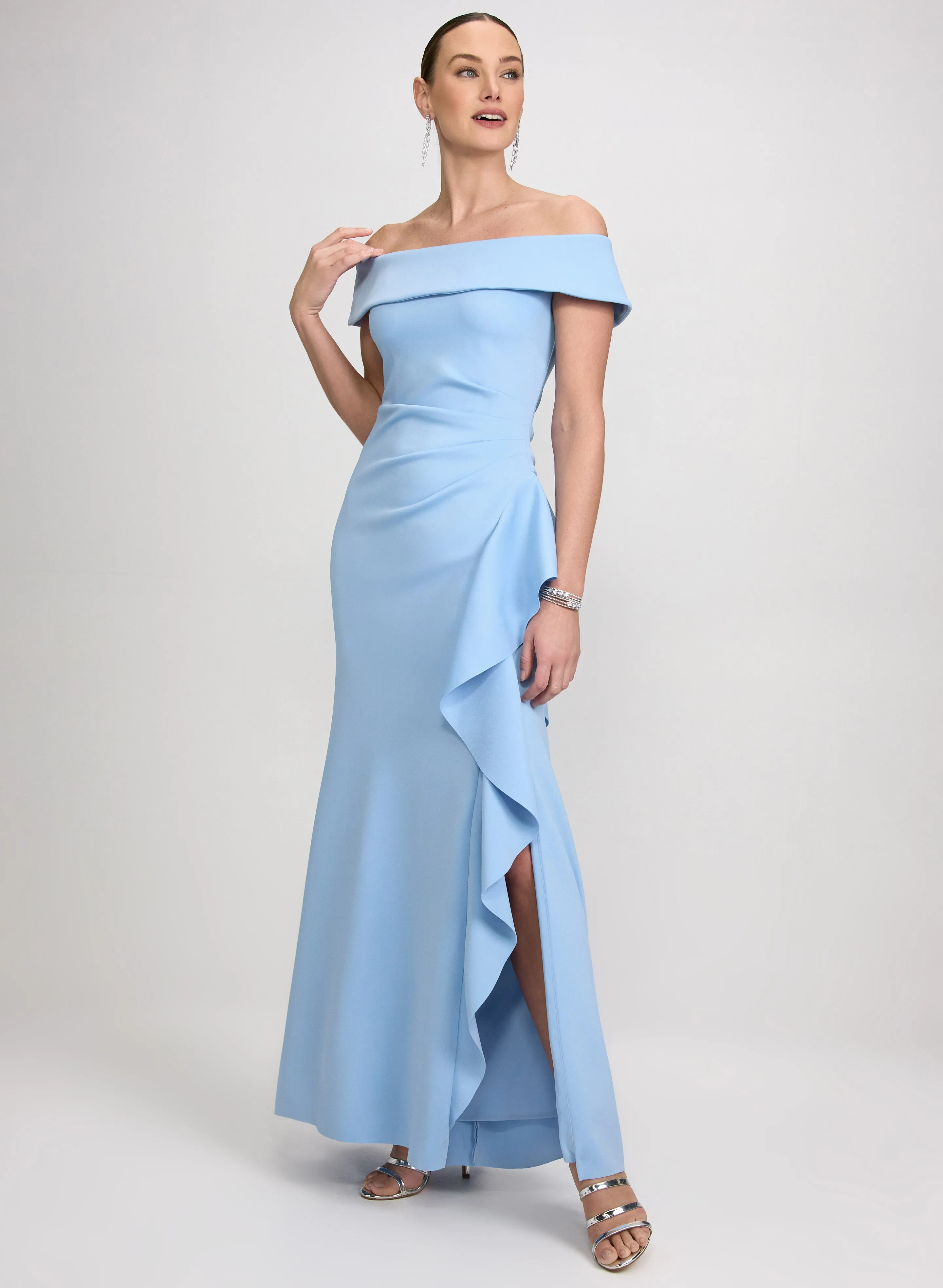 Laura Fitted Off-The-Shoulder Dress Laura Fitted Off-The-Shoulder Dress - Image 1