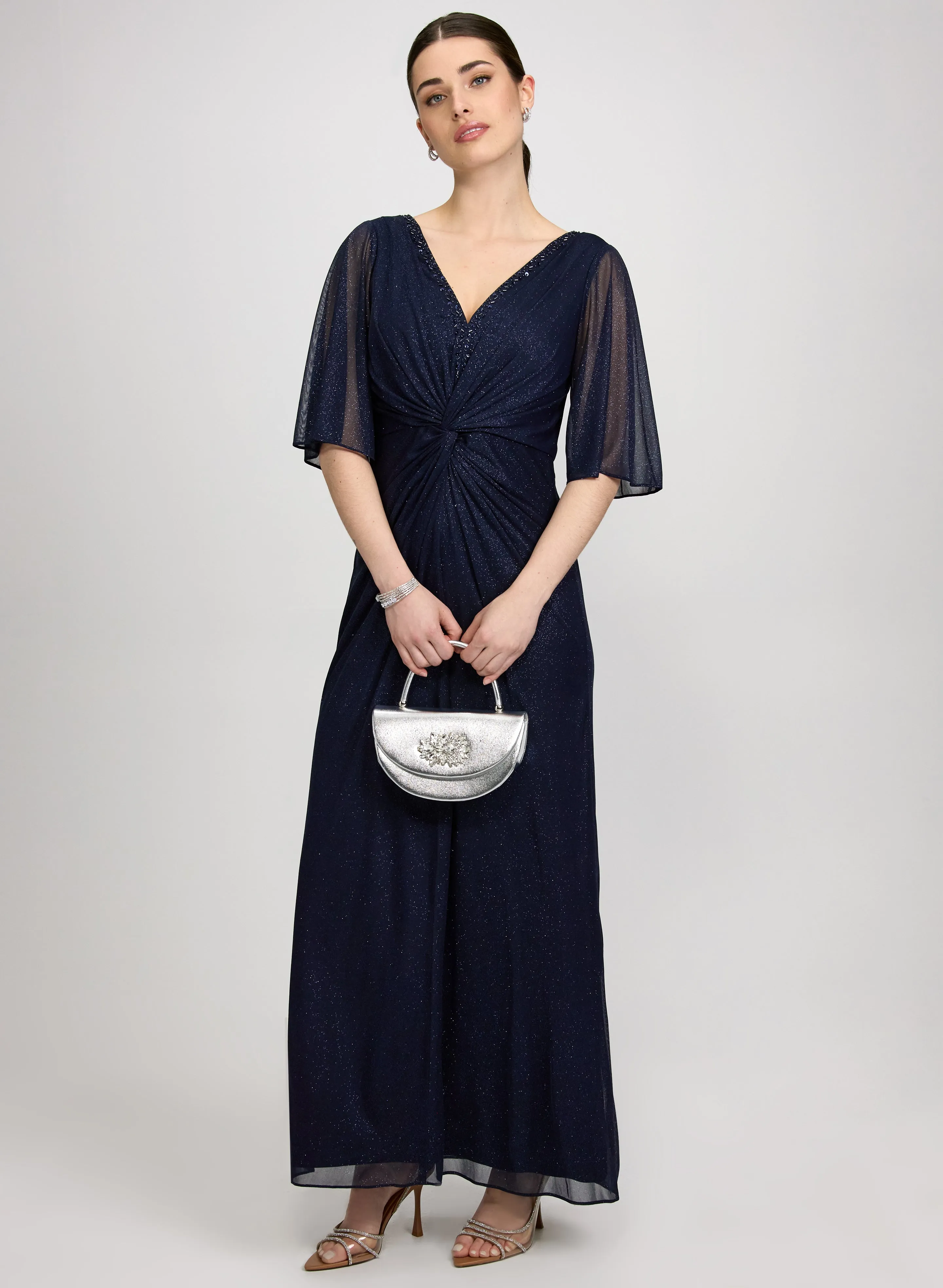 Laura Glitter Mesh Dress Laura Glitter Mesh Dress - Image 1