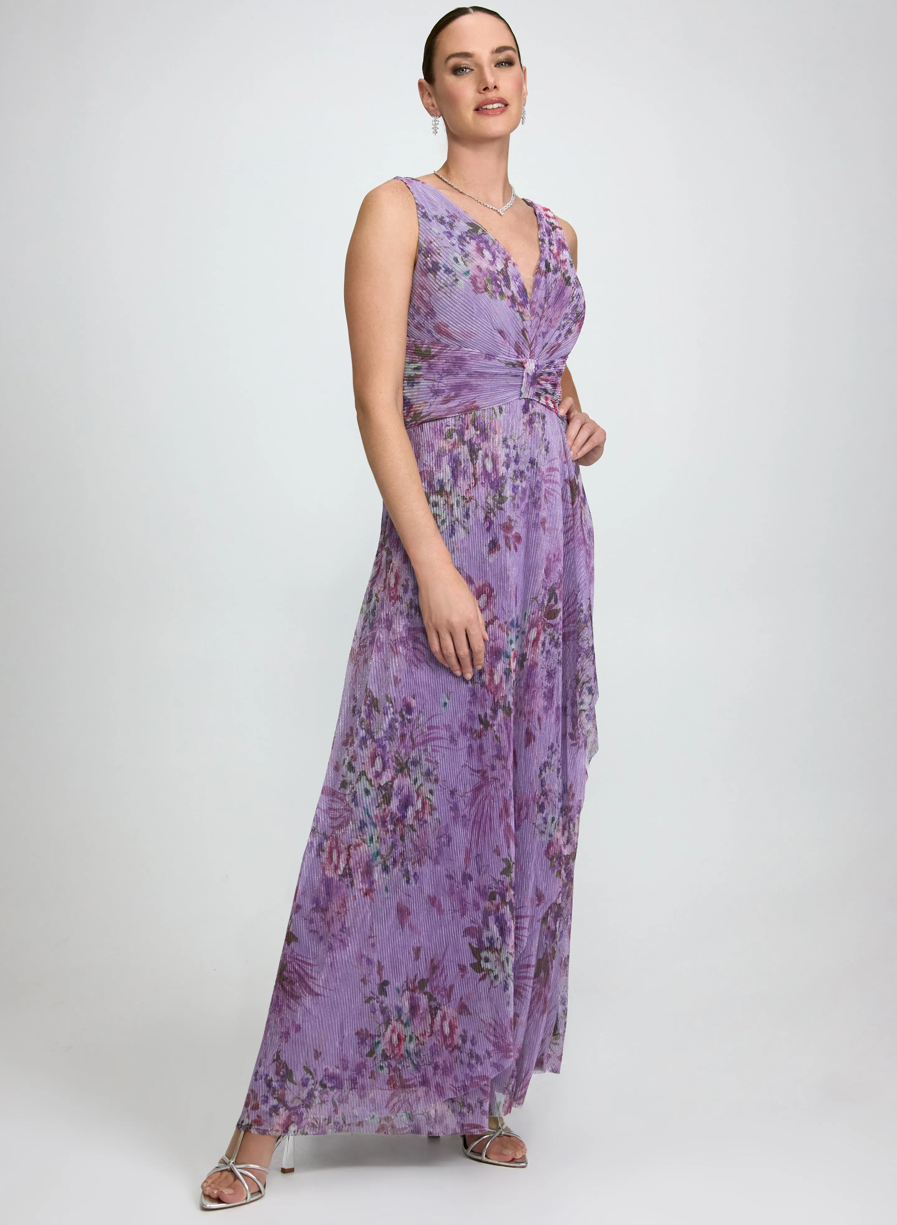 Laura Pleated Floral Dress Laura Pleated Floral Dress - Image 1