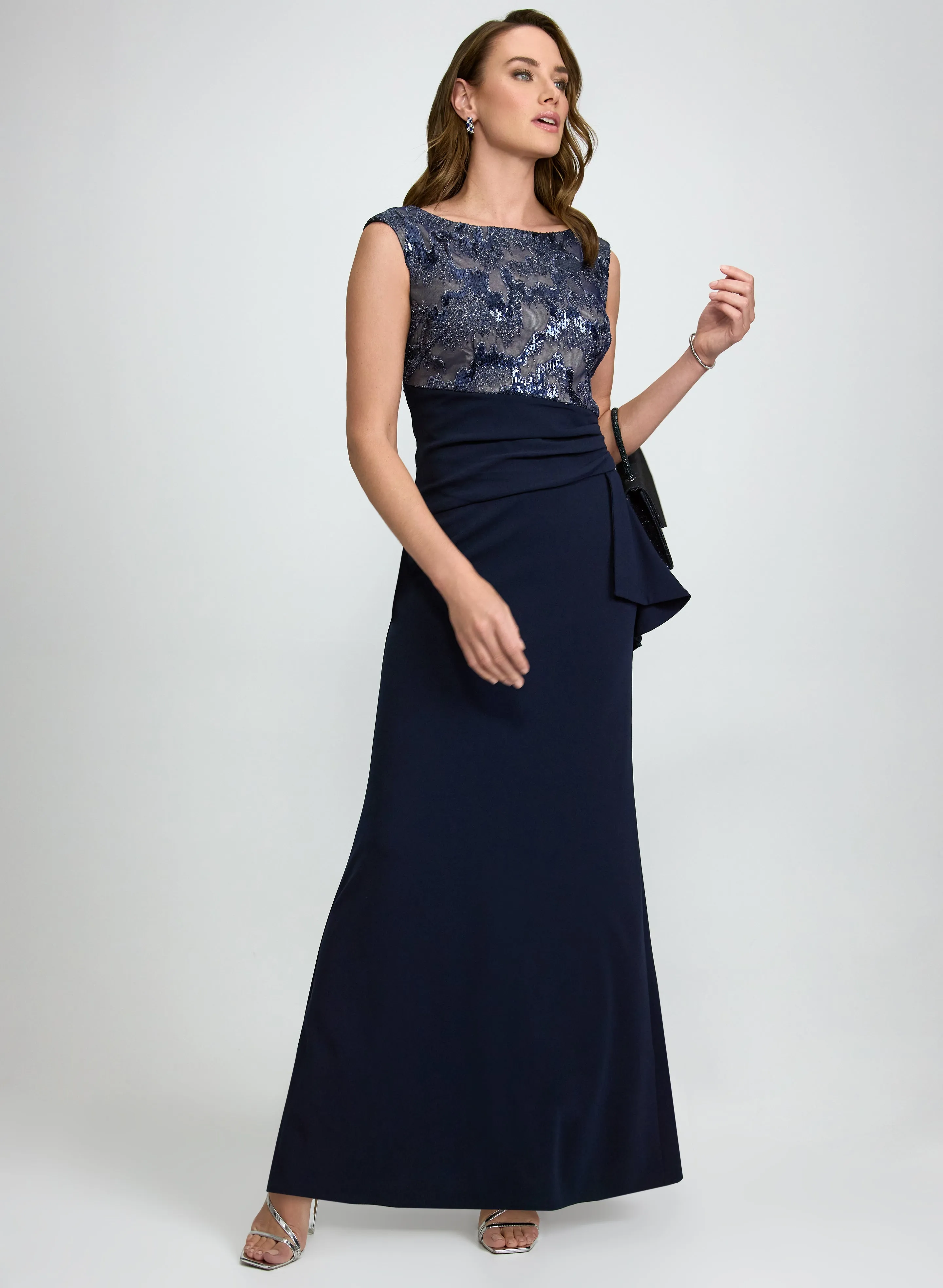 Laura Embellished Ruched Waist Dress Laura Embellished Ruched Waist Dress - Image 1