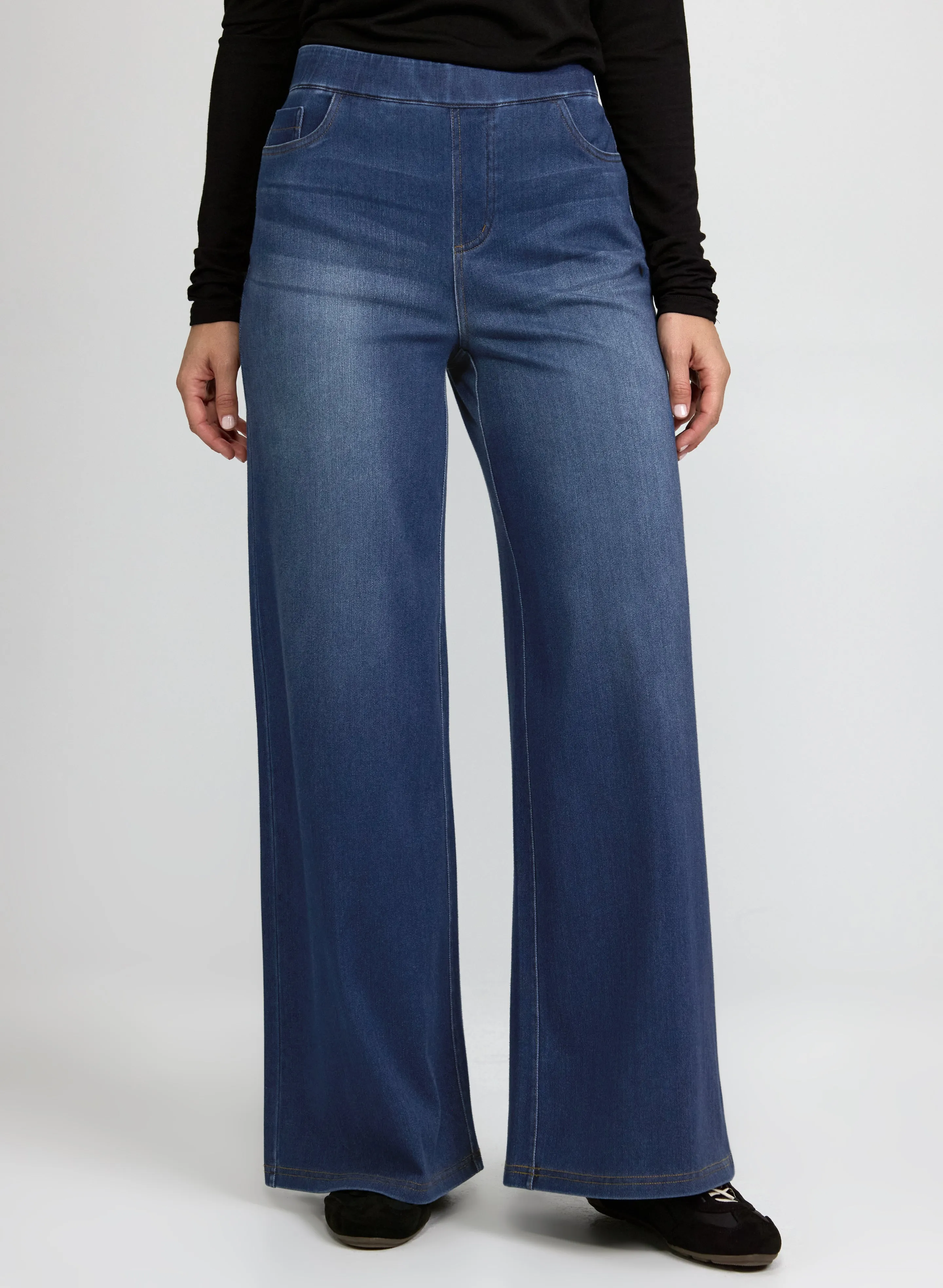 Laura Comfort Stretch Wide-Leg Jeans Laura Comfort Stretch Wide-Leg Jeans - Image 1