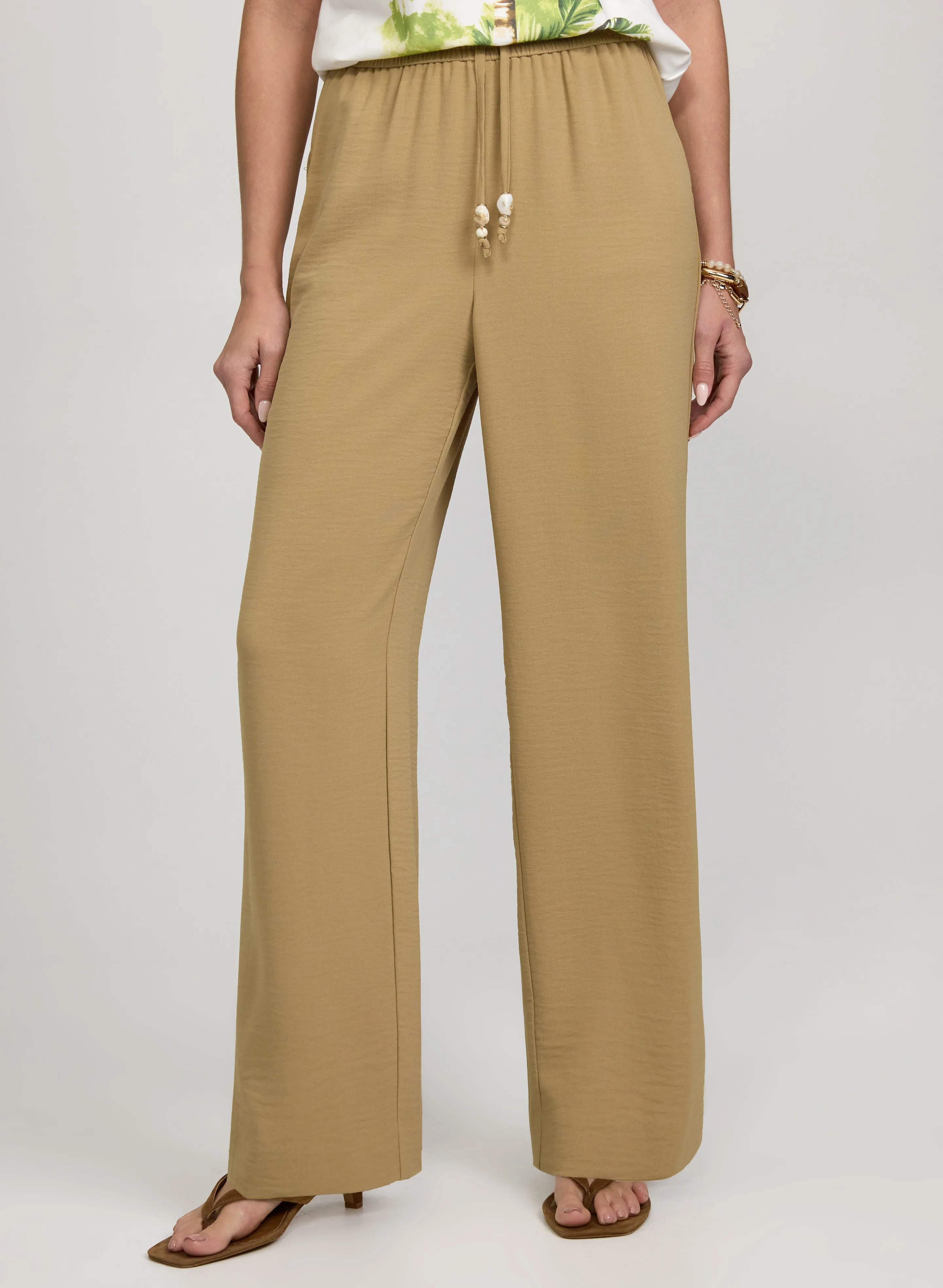 Laura Crinkled Wide-Leg Pants Laura Crinkled Wide-Leg Pants - Image 1