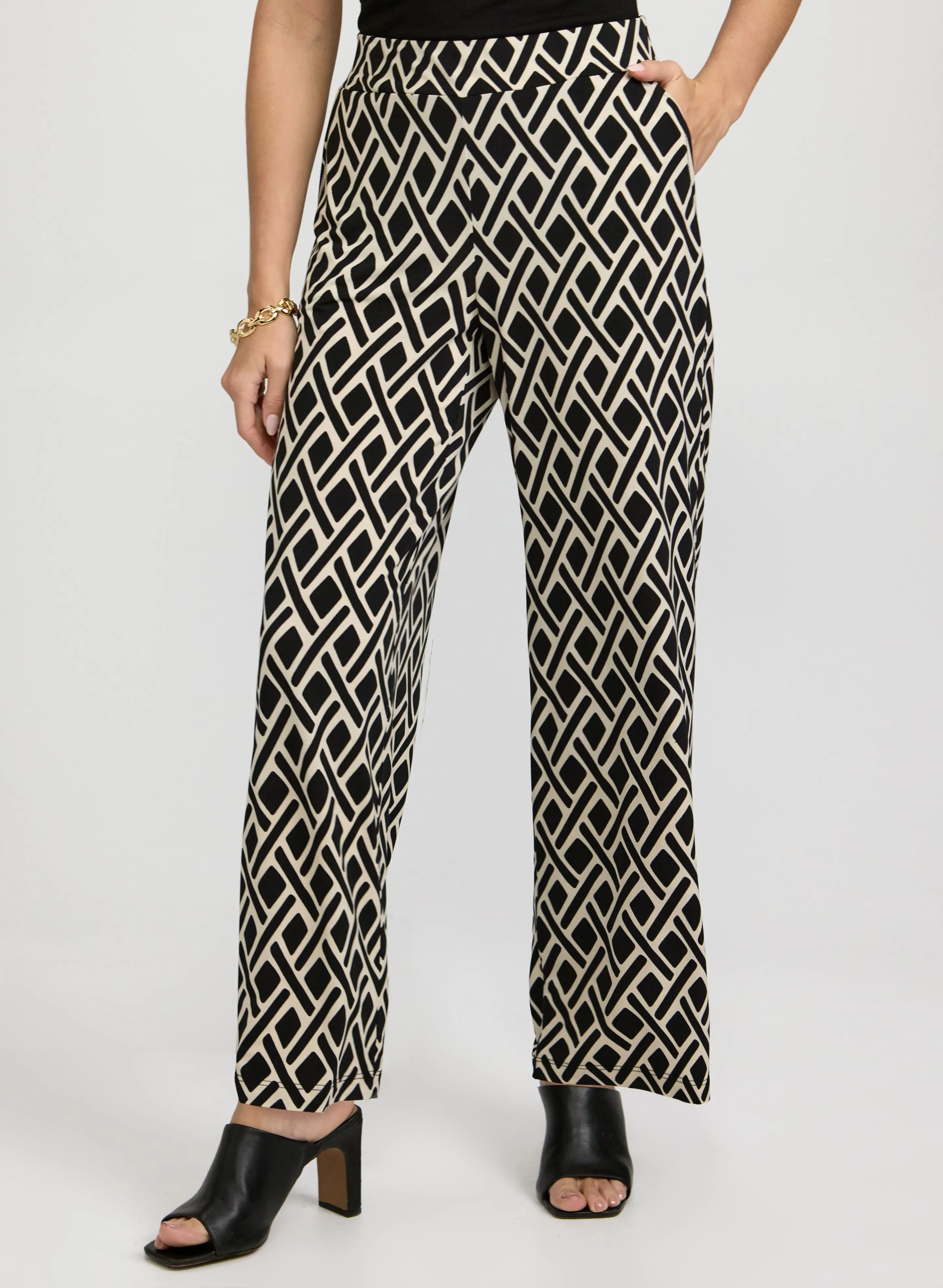 Laura Geometric Print Pants Laura Geometric Print Pants - Image 1
