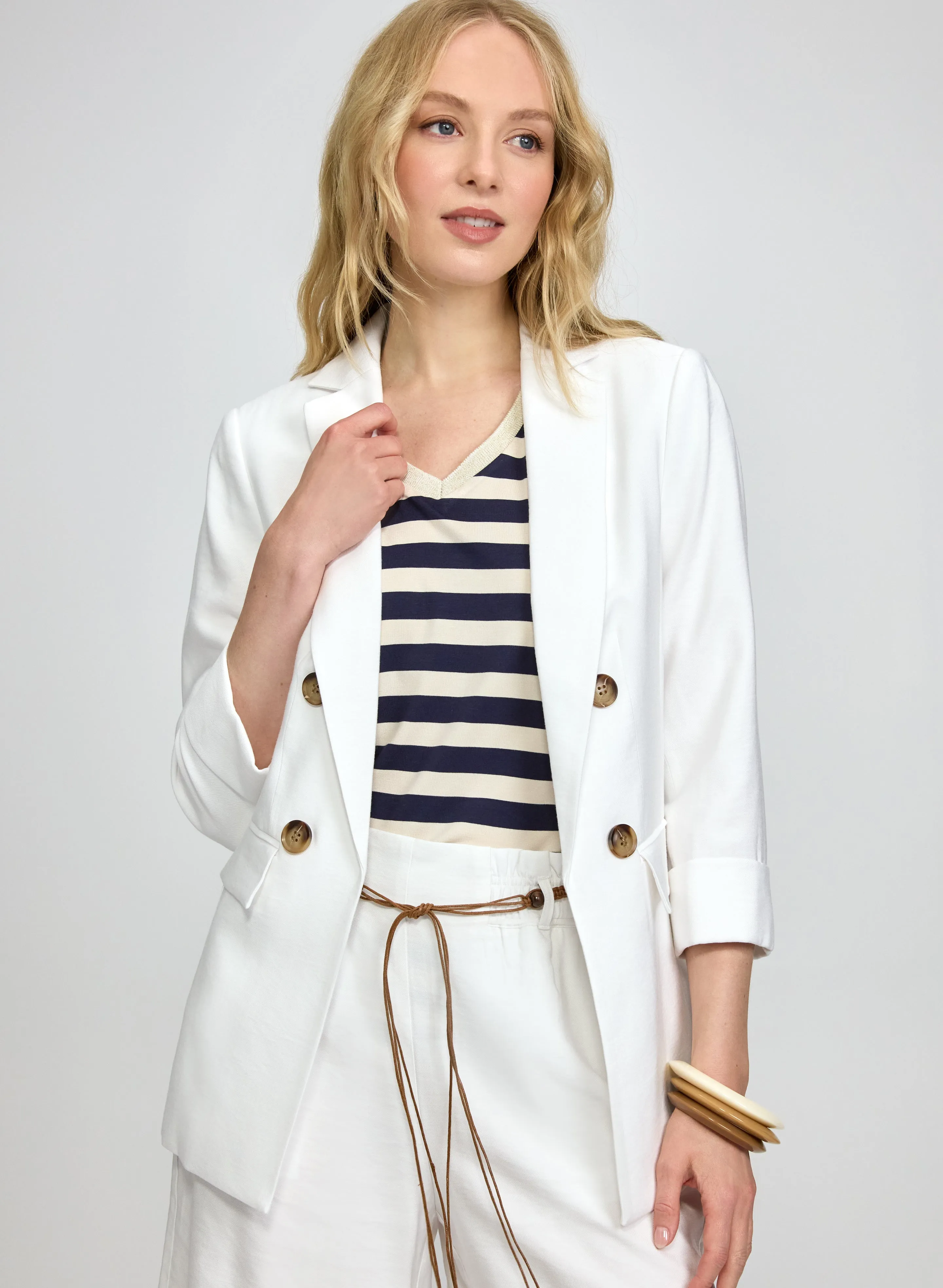 Laura Lace-Up Back Blazer Laura Lace-Up Back Blazer - Image 1