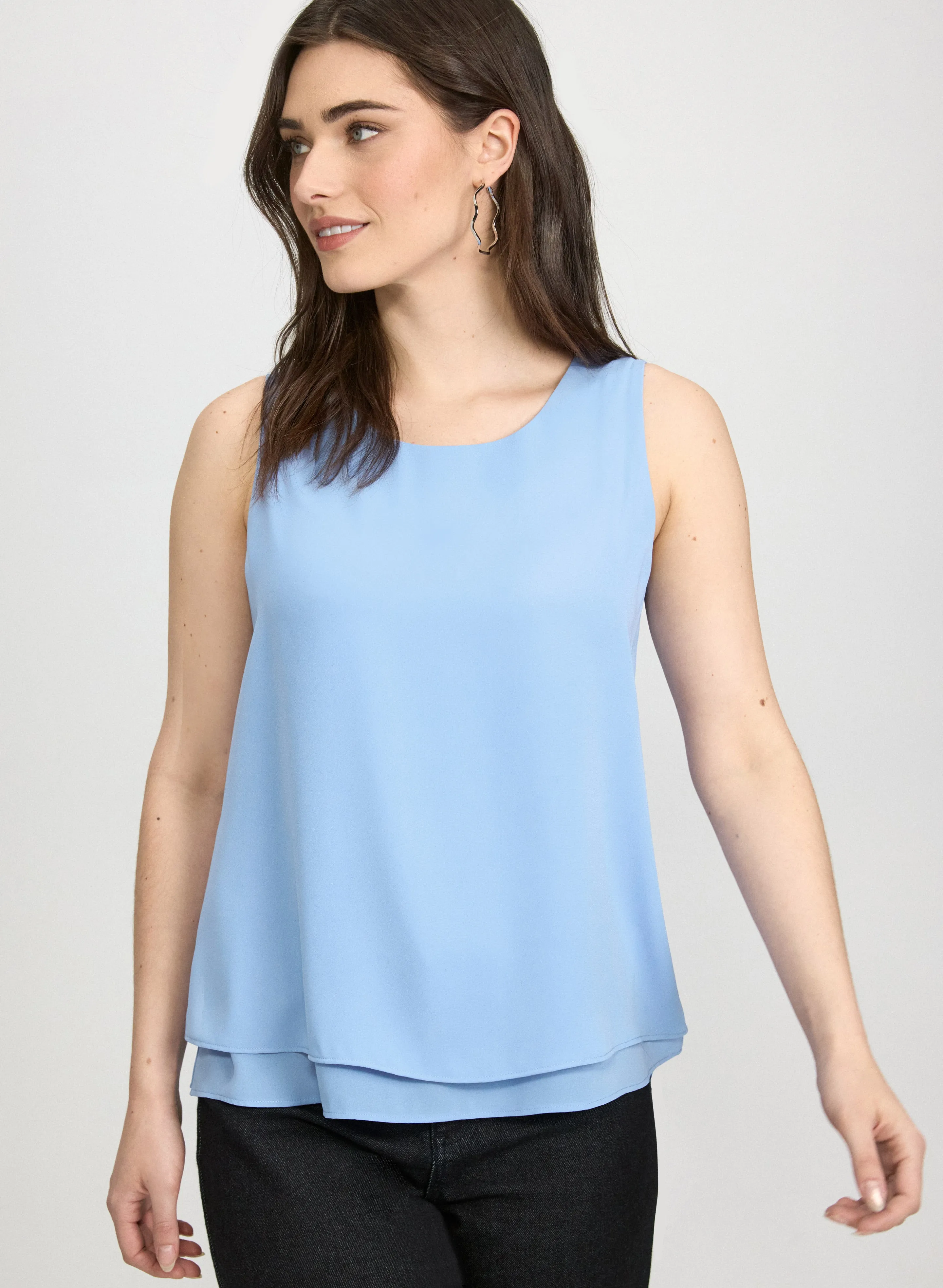 Laura Sleeveless Layered Blouse Laura Sleeveless Layered Blouse - Image 1