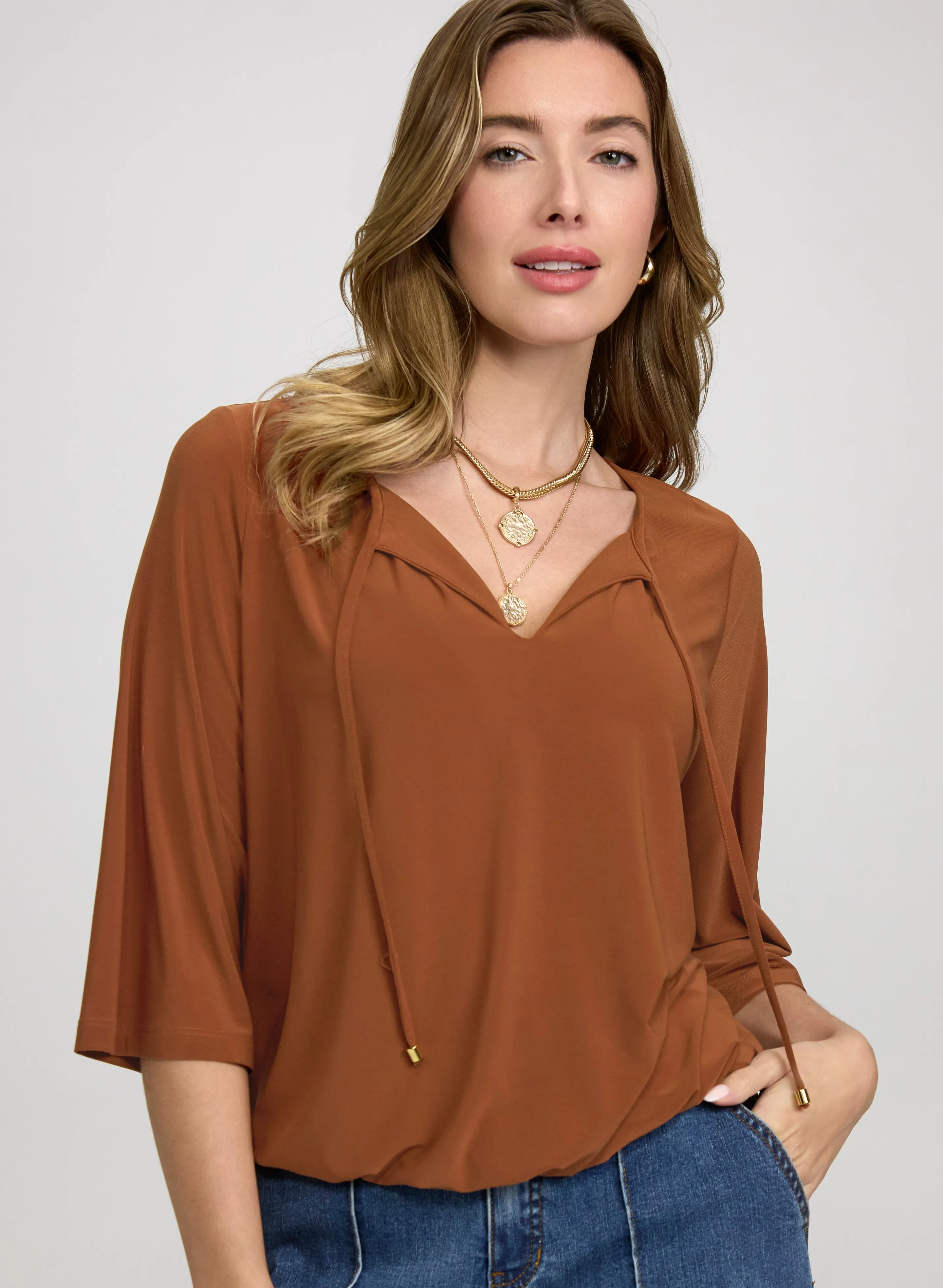 Laura Flare Sleeve Jersey Top Laura Flare Sleeve Jersey Top - Image 1