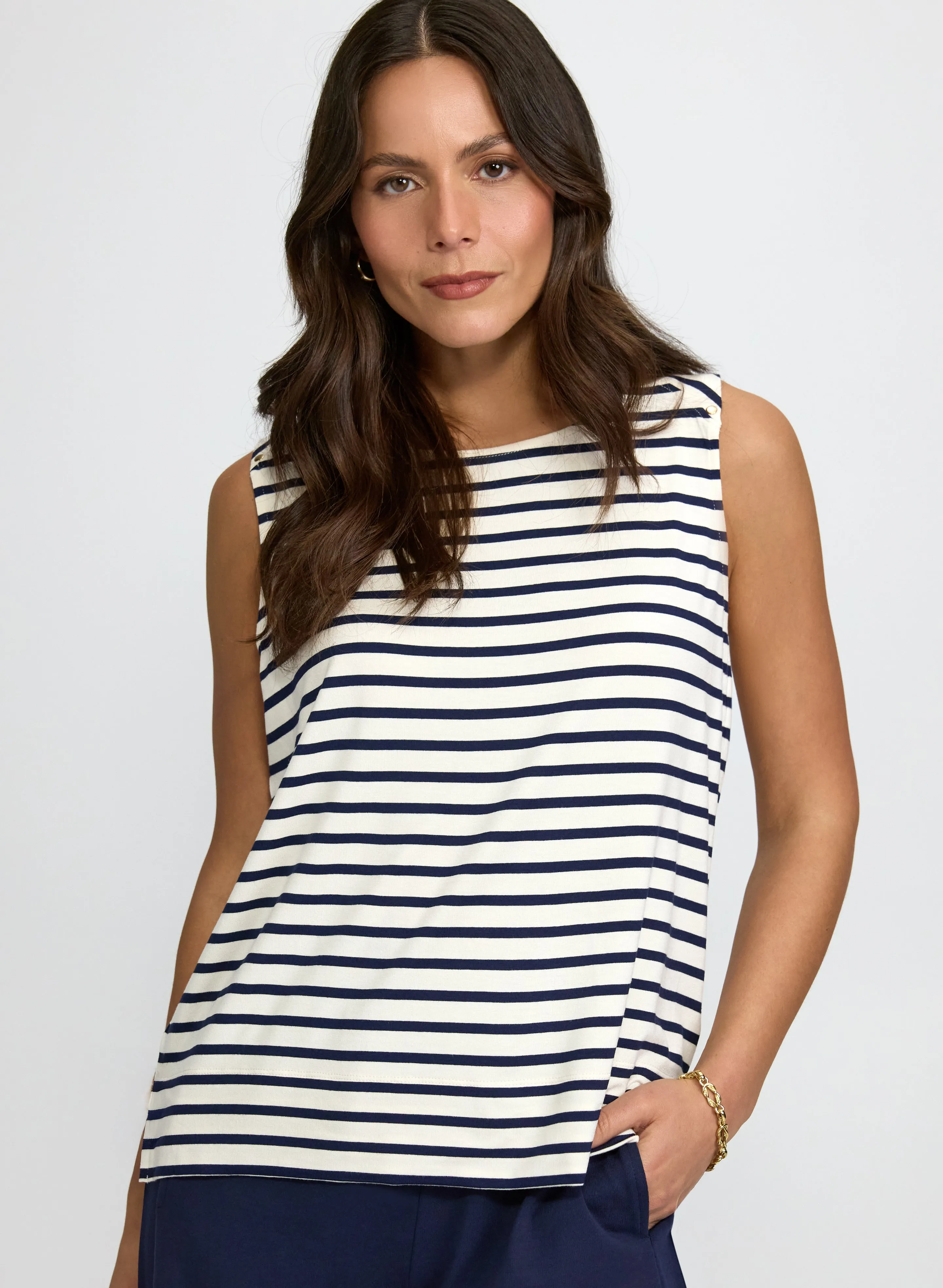 Laura Stripe Print Cami Laura Stripe Print Cami - Image 1