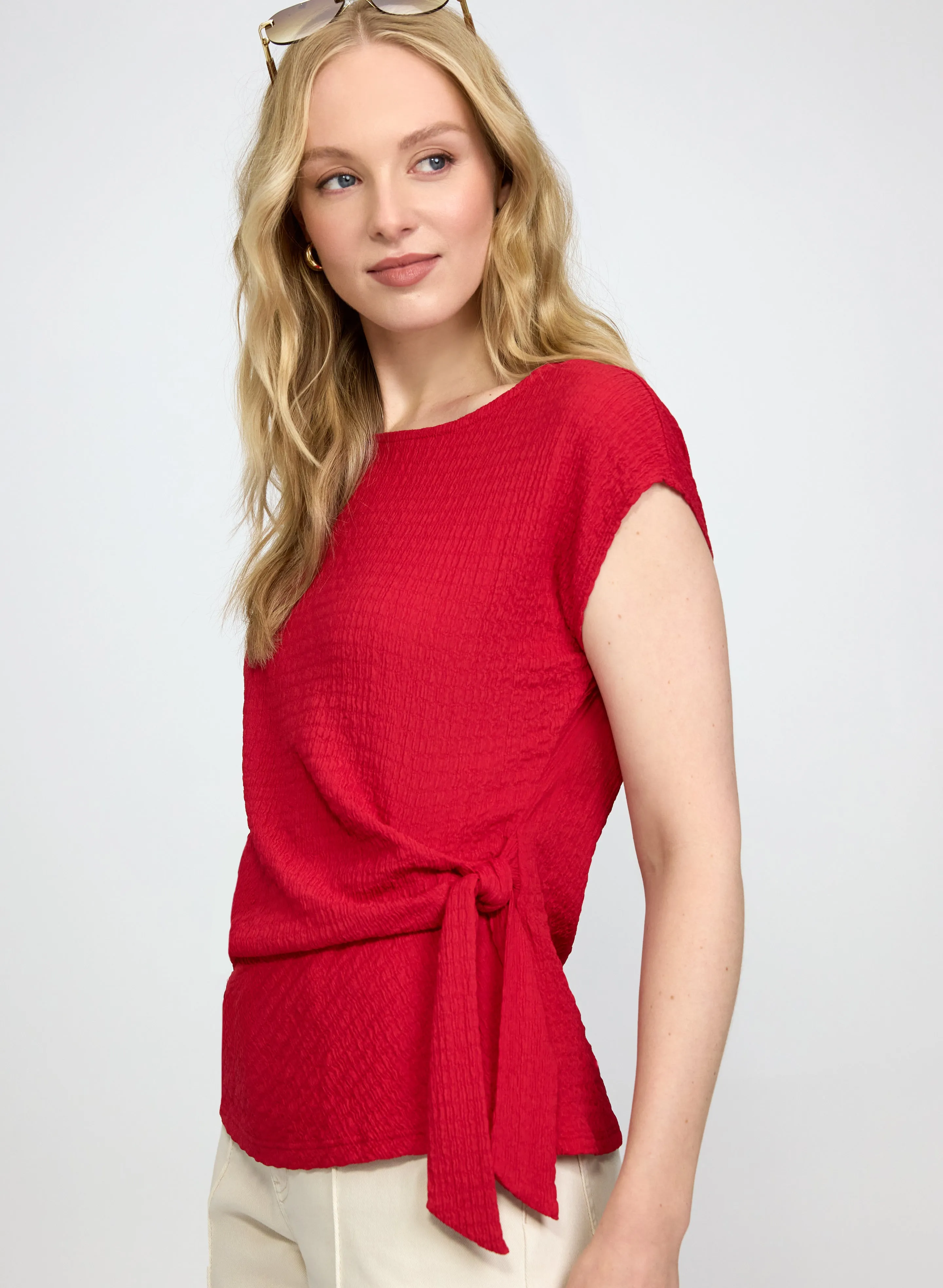 Laura Tied-Waist Top Laura Tied-Waist Top - Image 1
