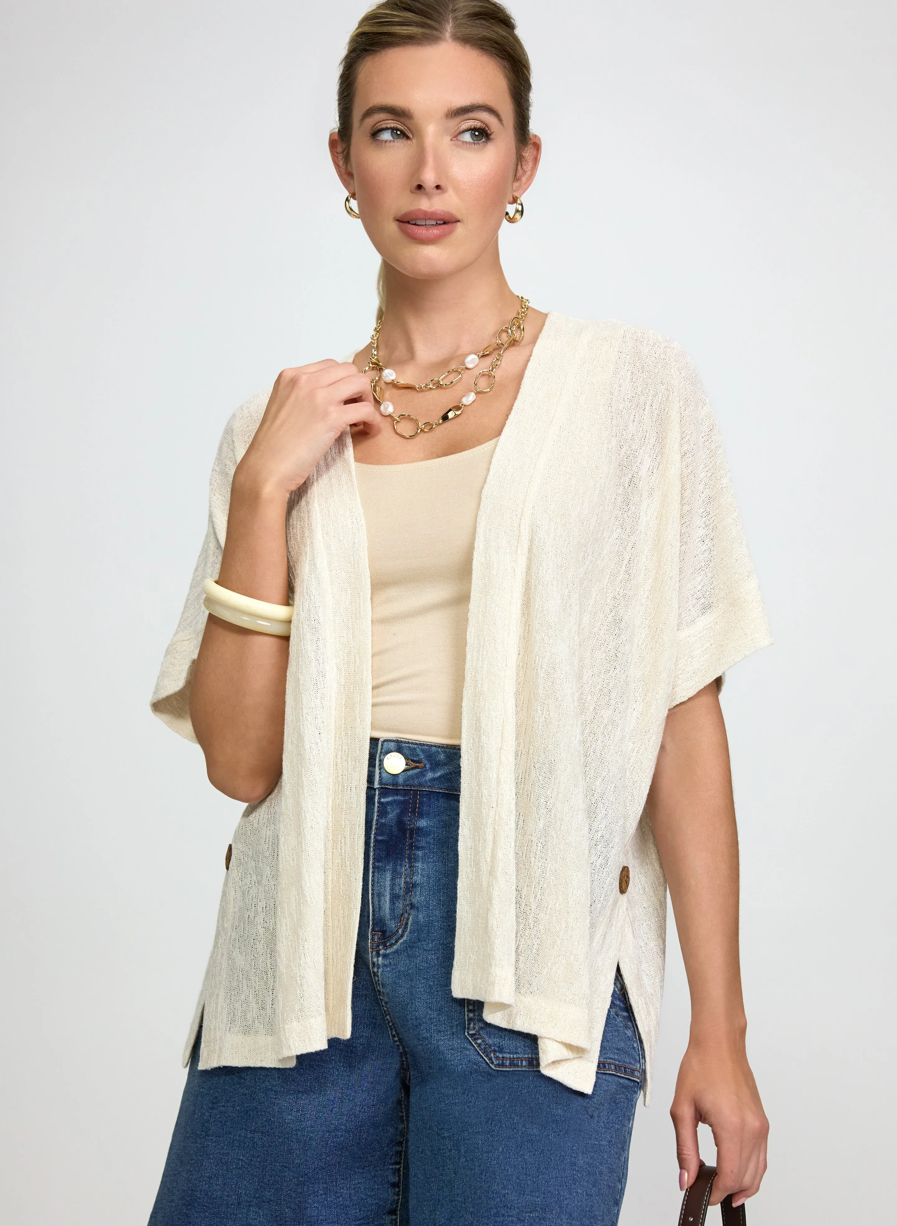 Laura Open-Front Cardigan Laura Open-Front Cardigan - Image 1