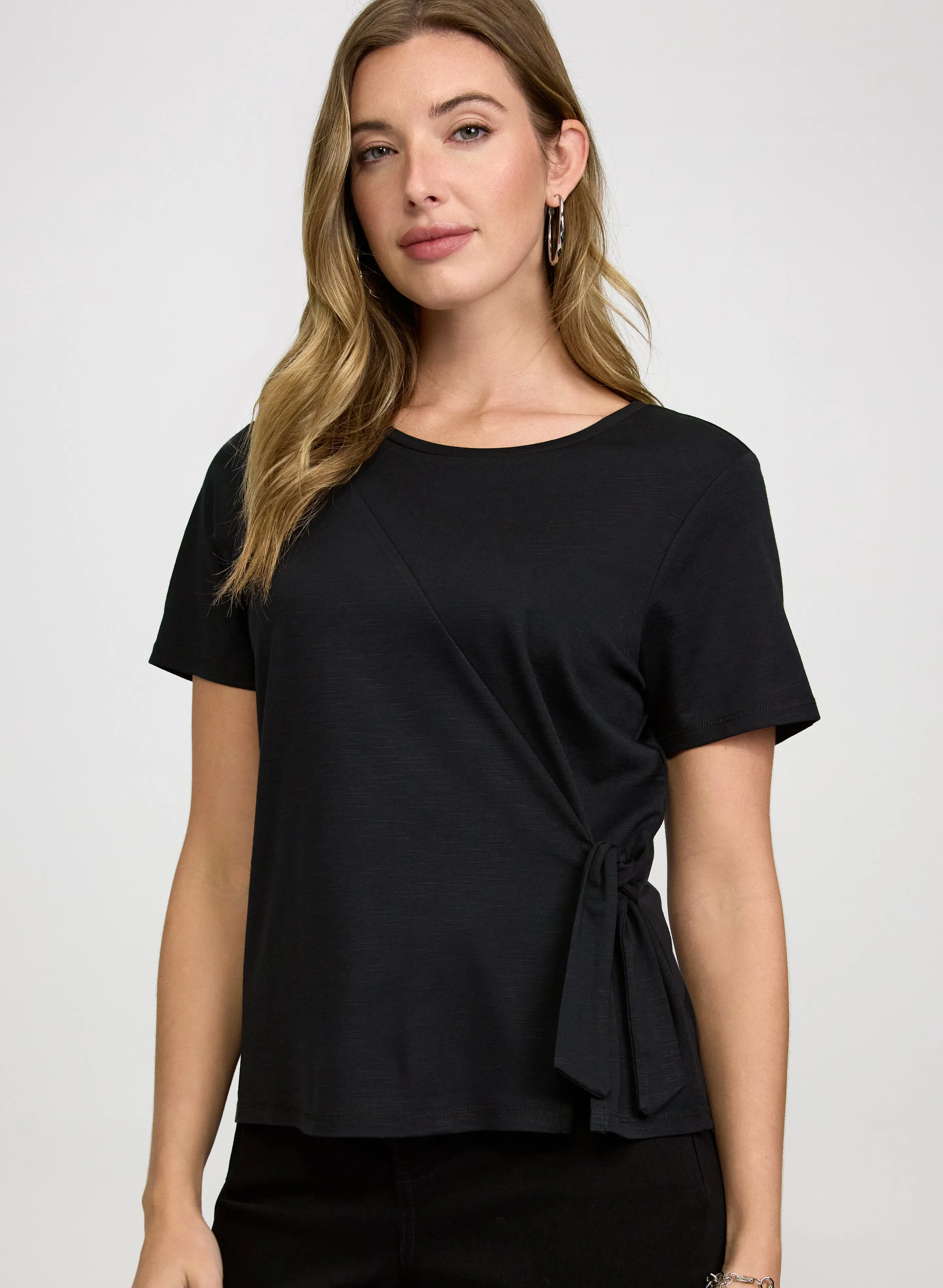 Laura Knot Detail T-Shirt Laura Knot Detail T-Shirt - Image 1
