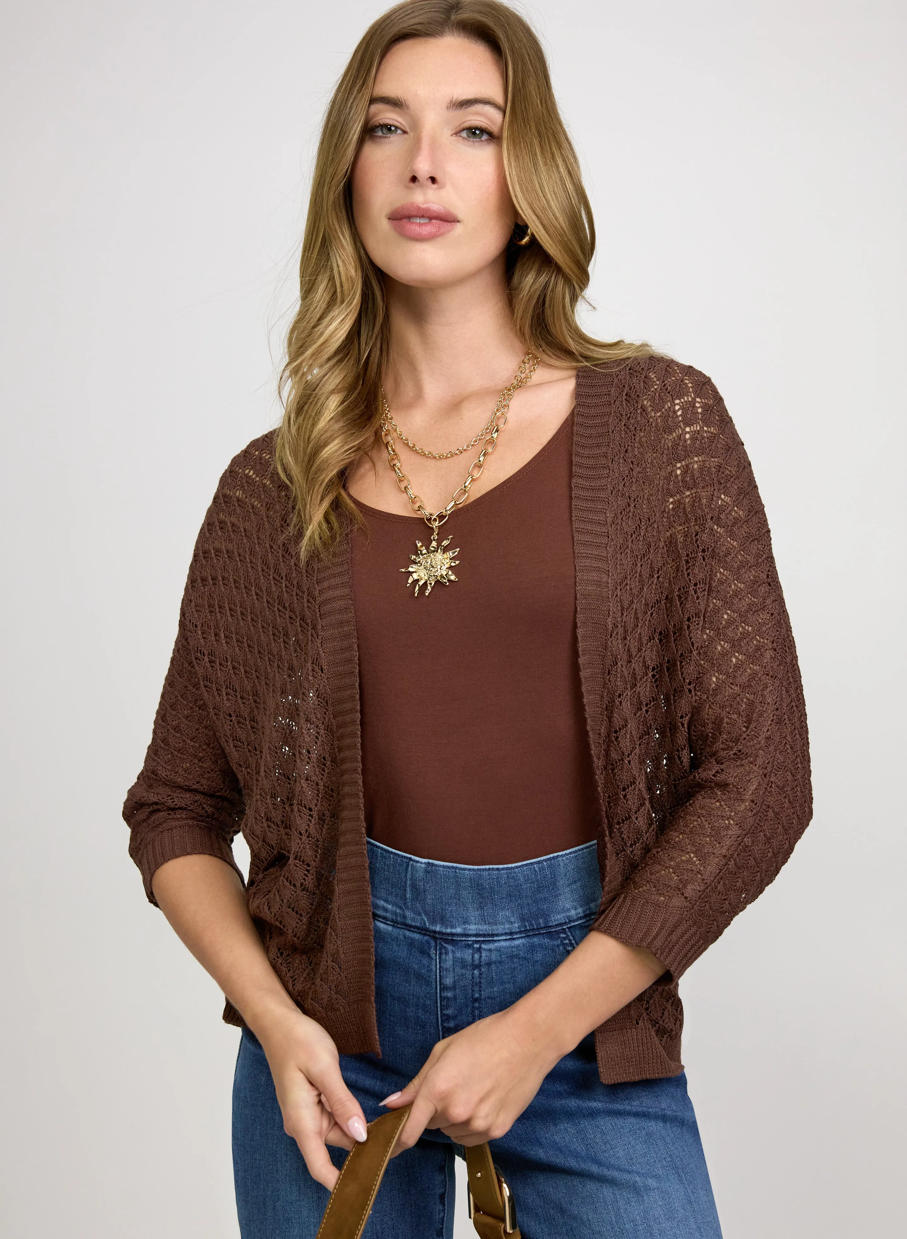 Laura Open Knit Cardigan Laura Open Knit Cardigan - Image 1