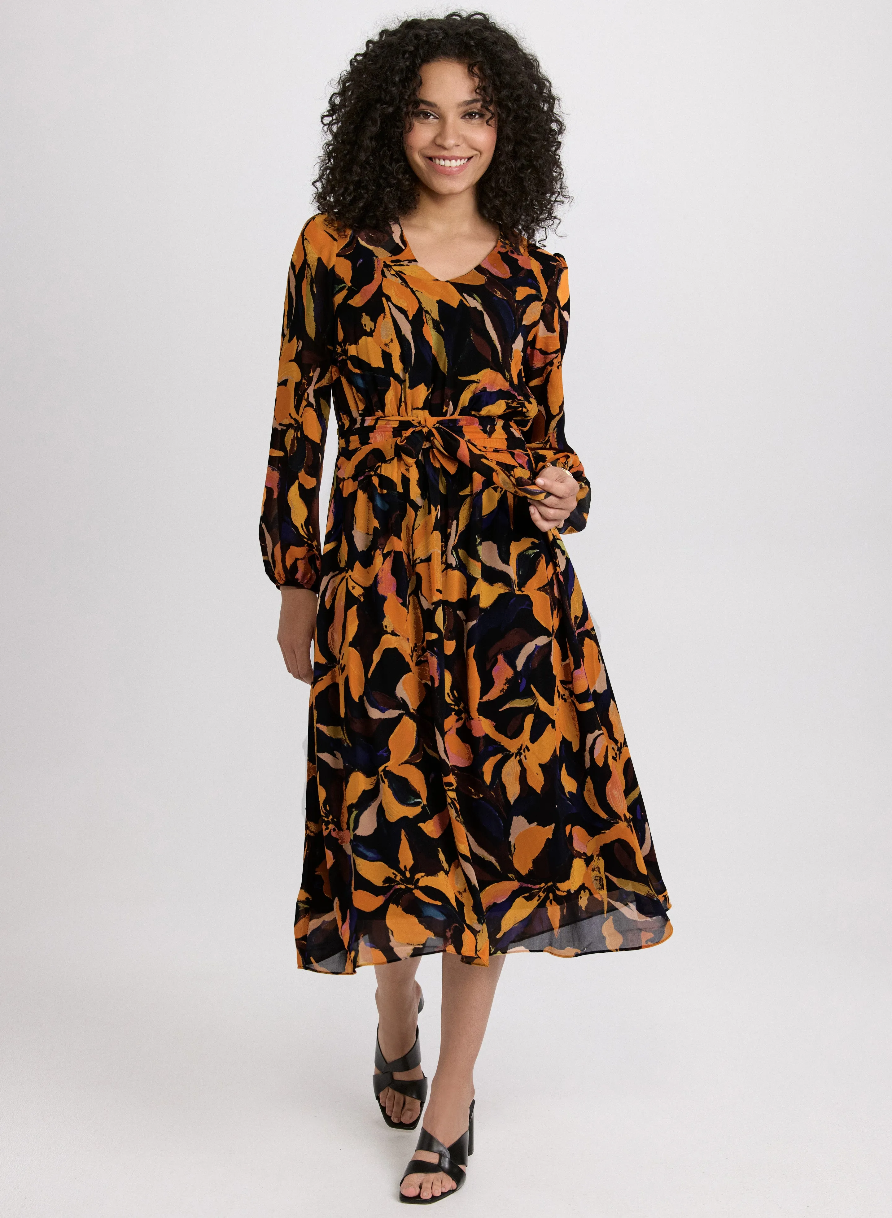 Laura Floral Chiffon Dress Laura Floral Chiffon Dress - Image 1
