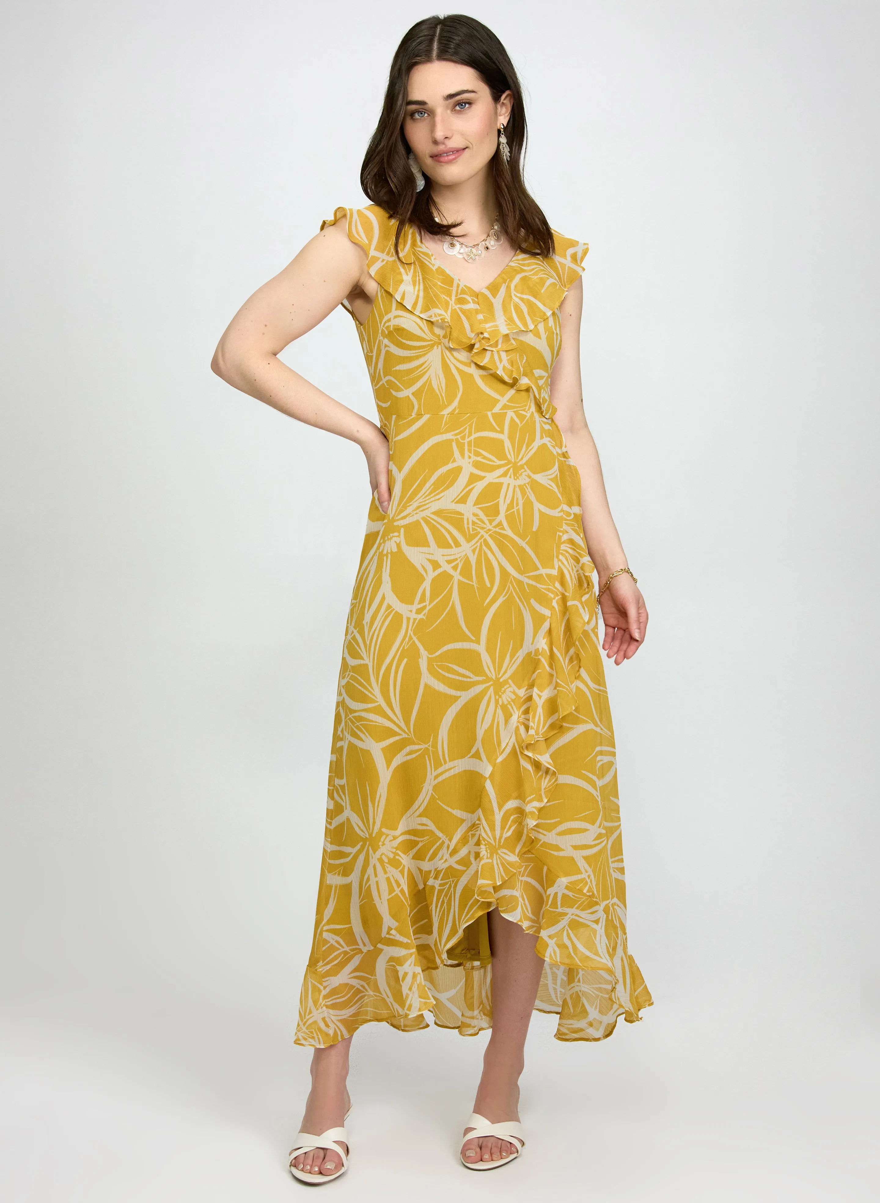 Laura Floral Chiffon Dress Laura Floral Chiffon Dress - Image 1