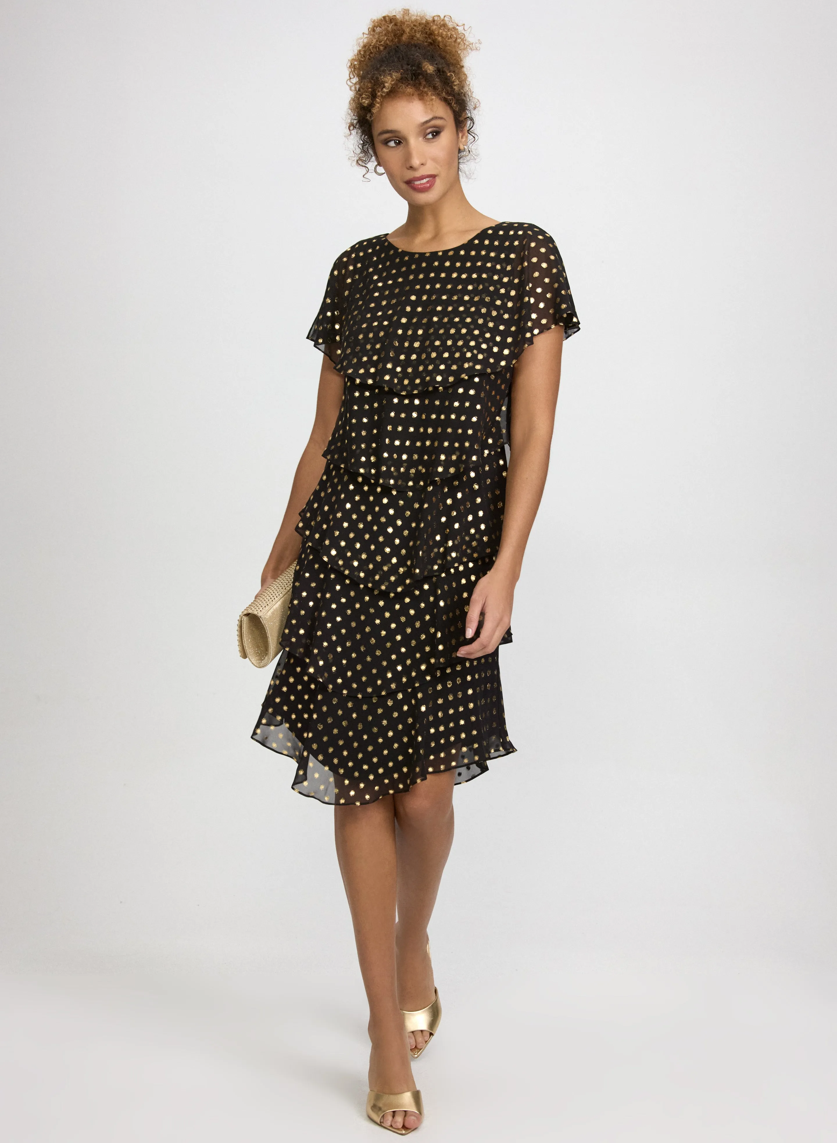 Laura Polka Dot Tiered Dress Laura Polka Dot Tiered Dress - Image 1