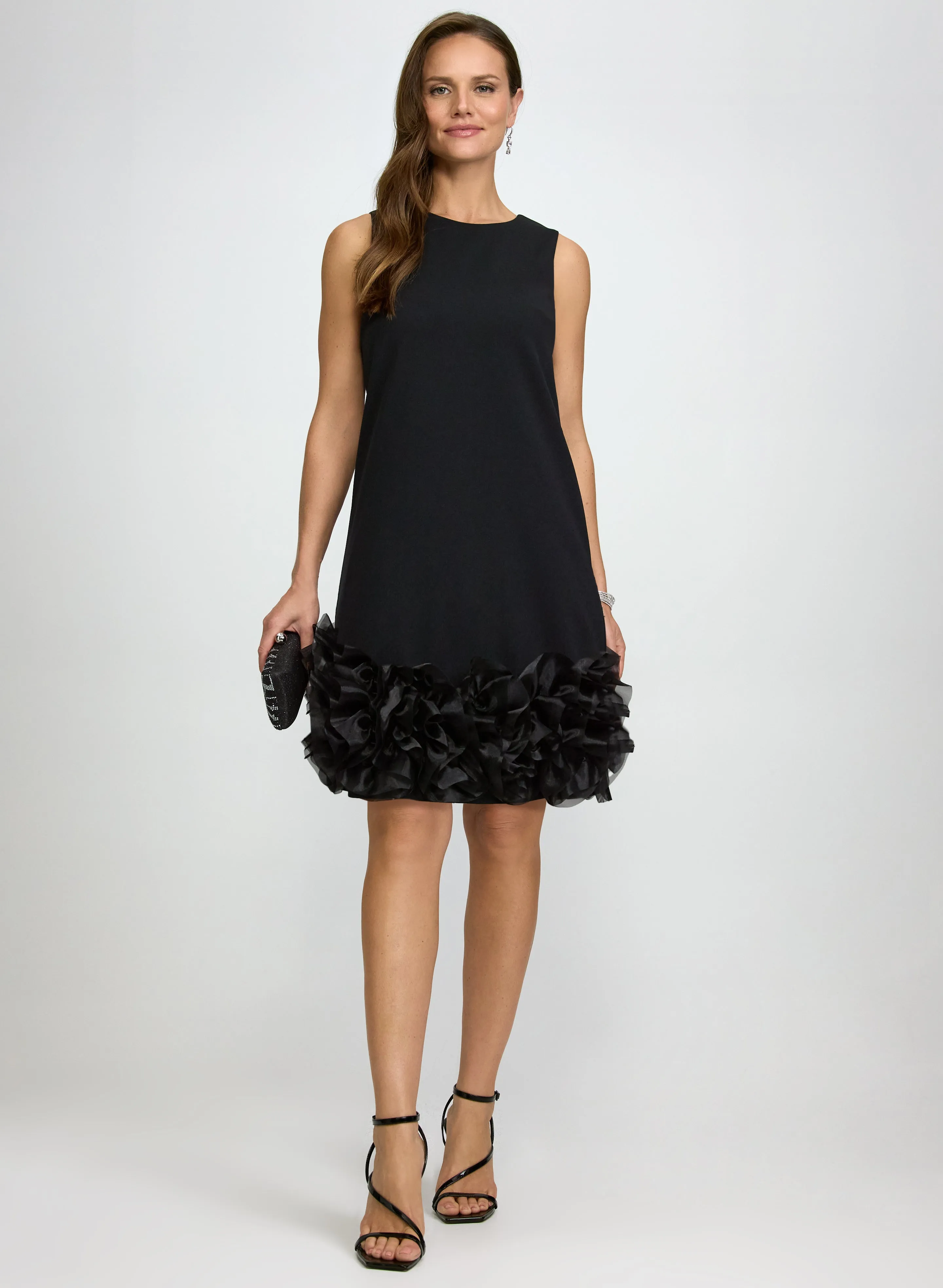 Laura Organza Applique Dress Laura Organza Applique Dress - Image 1