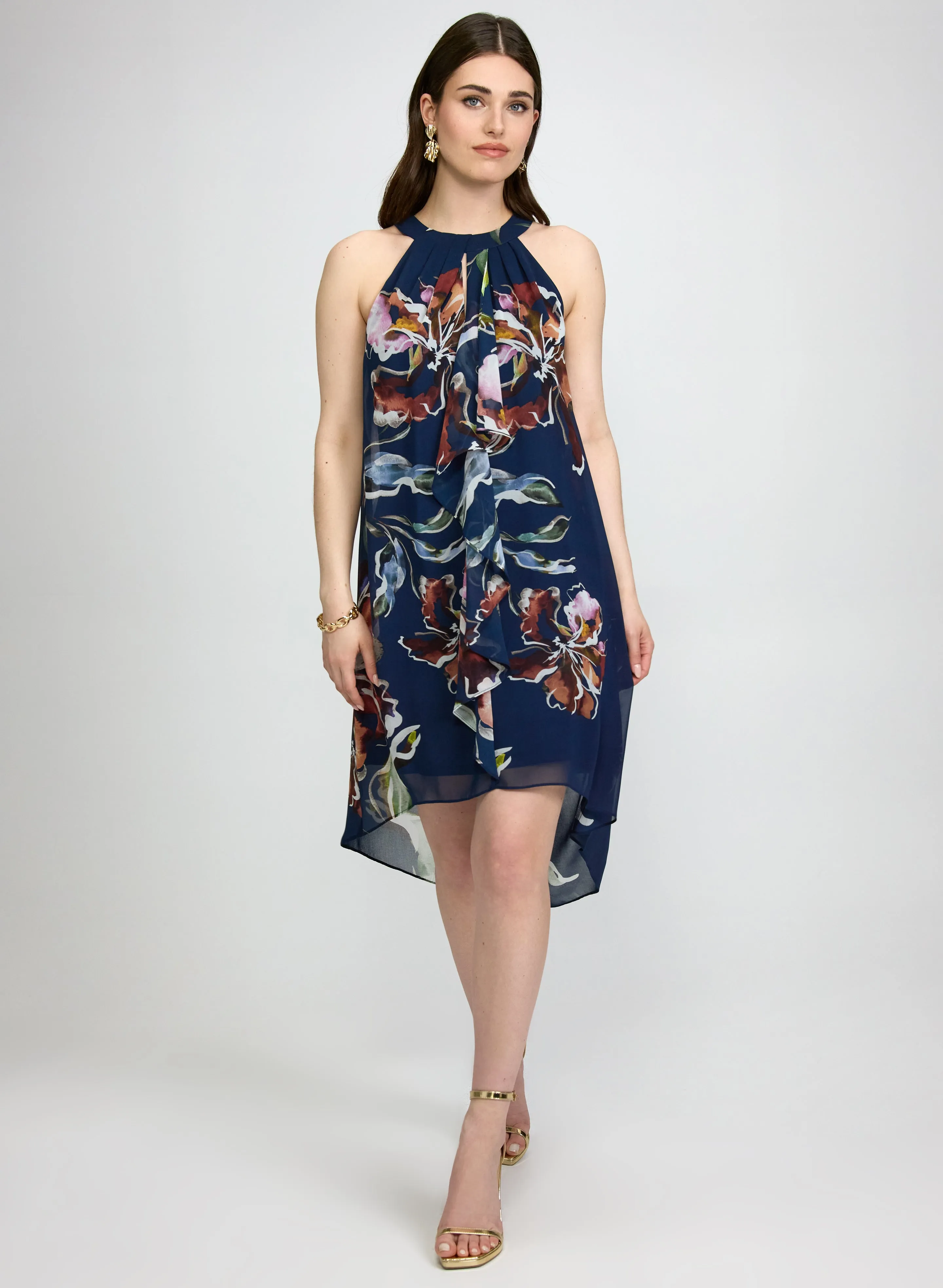 Laura Floral Chiffon Dress Laura Floral Chiffon Dress - Image 1