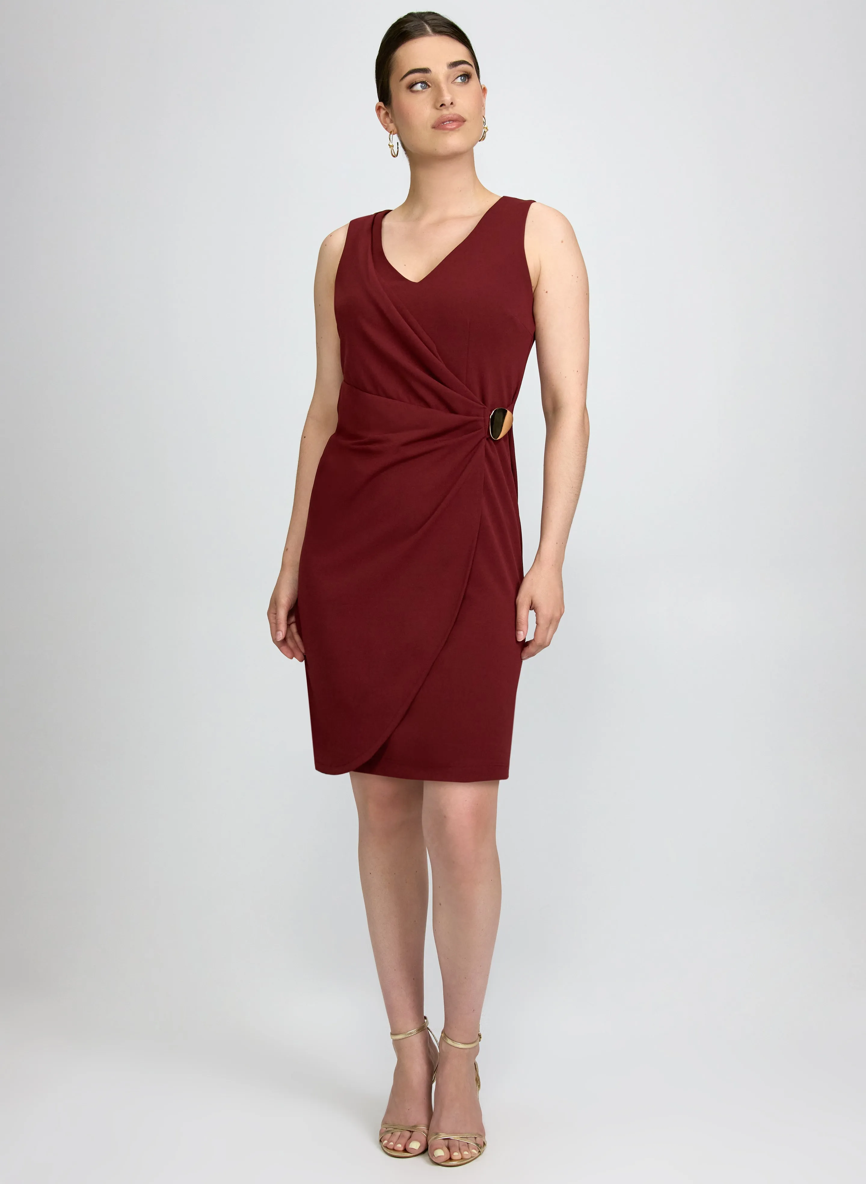 Laura Fitted V-Neck Dress Laura Fitted V-Neck Dress - Image 1