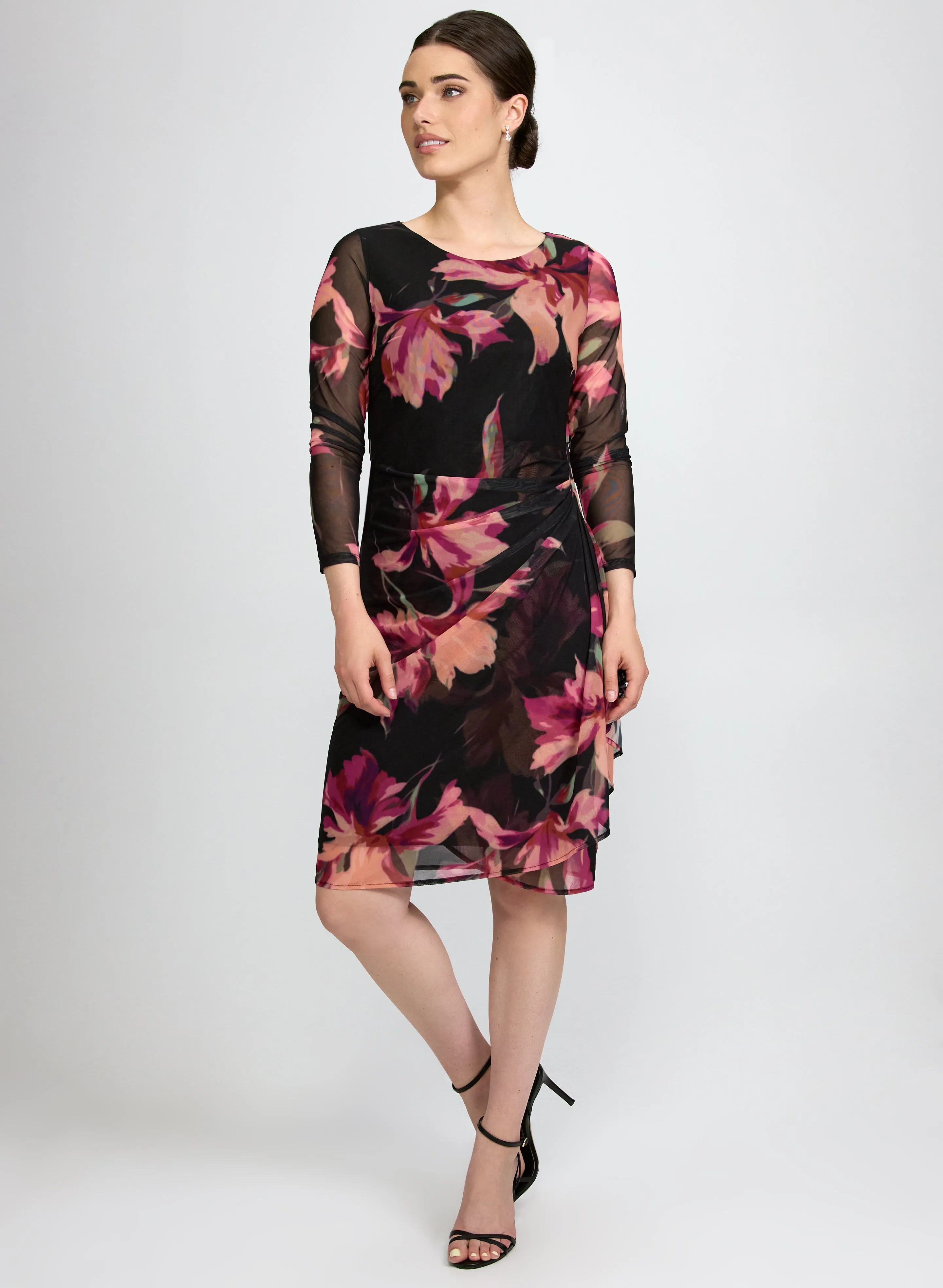 Laura Floral Mesh Dress Laura Floral Mesh Dress - Image 1