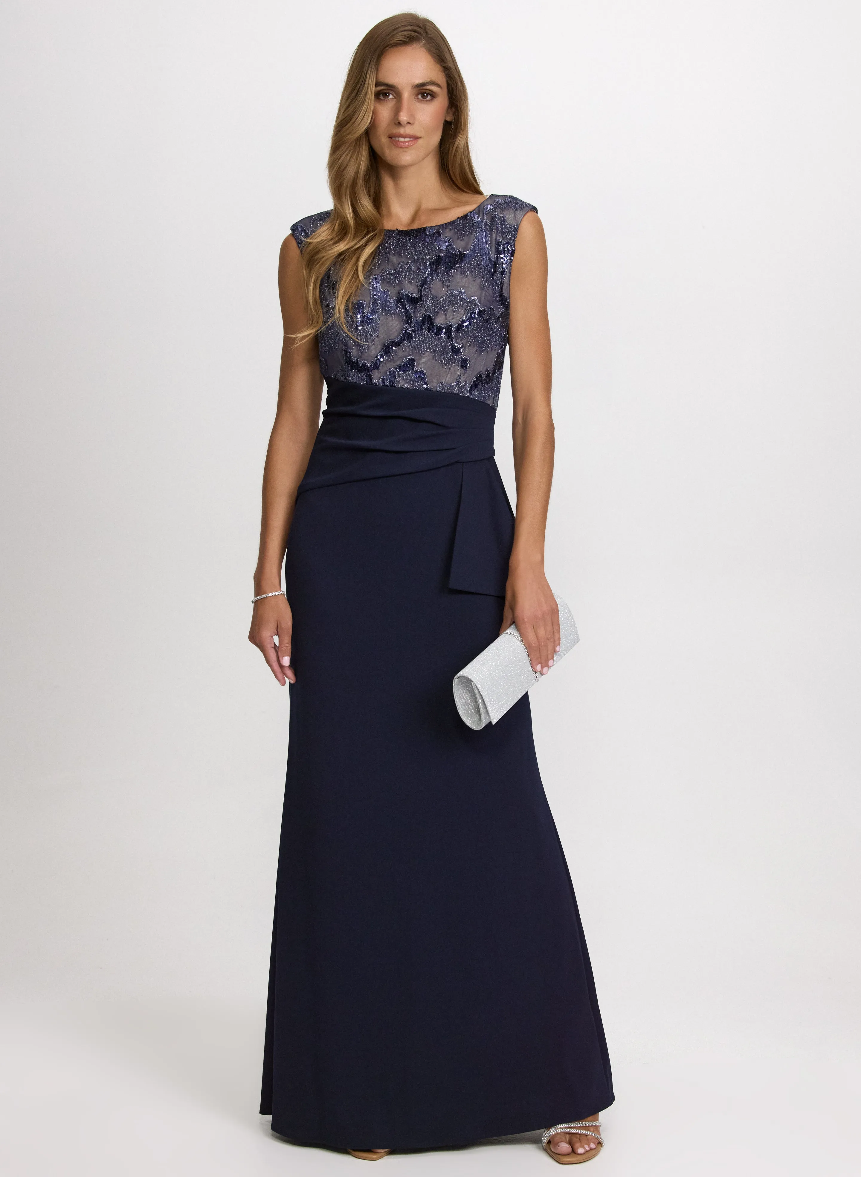 Laura Embellished Ruched Waist Dress Laura Embellished Ruched Waist Dress - Image 1