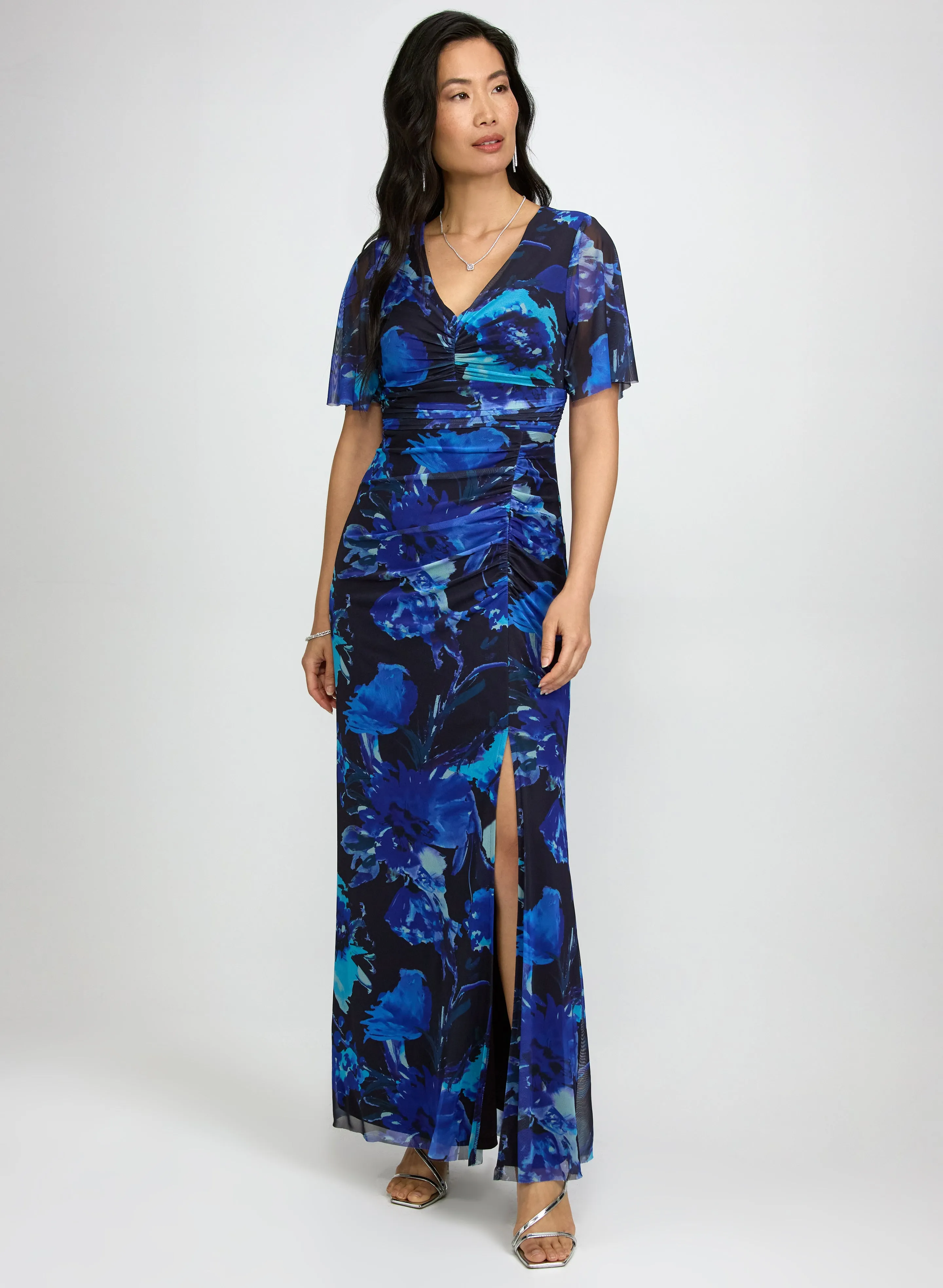 Laura Floral Mesh Dress Laura Floral Mesh Dress - Image 1