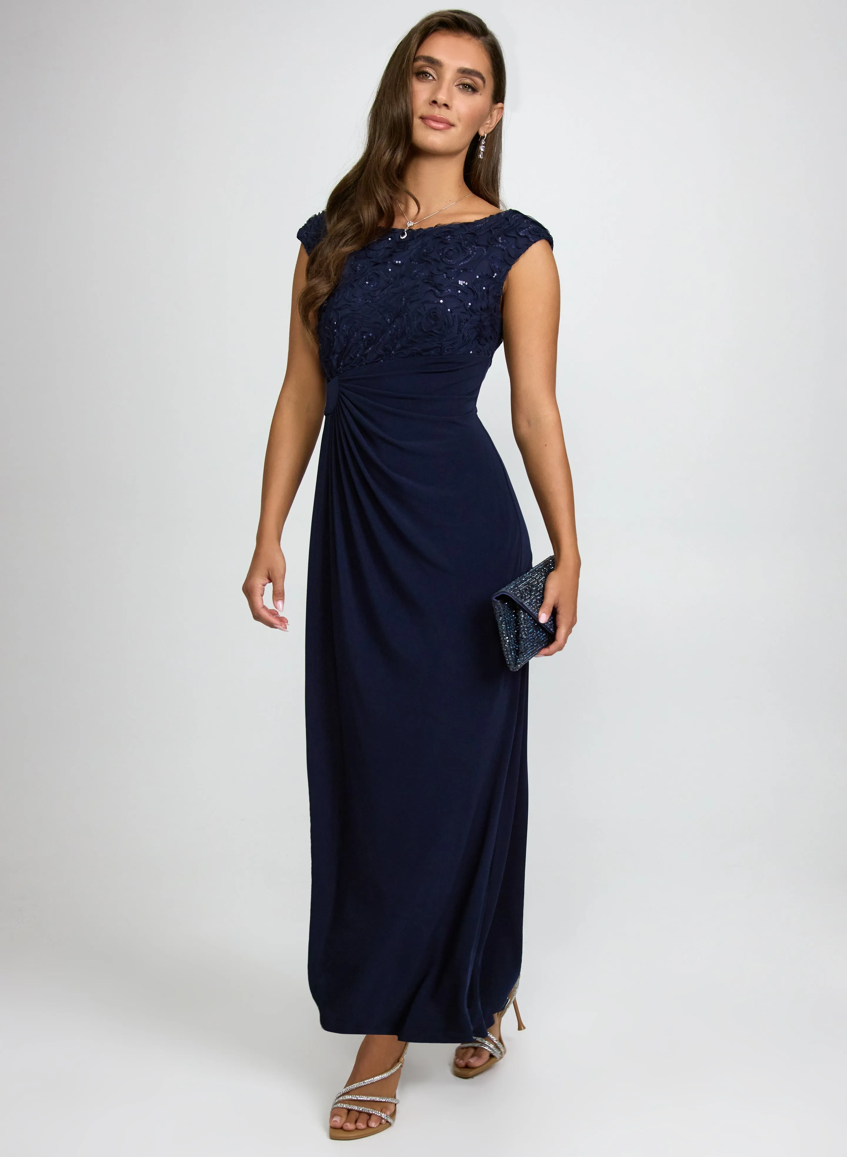 Laura Soutache & Jersey Dress Laura Soutache & Jersey Dress - Image 1