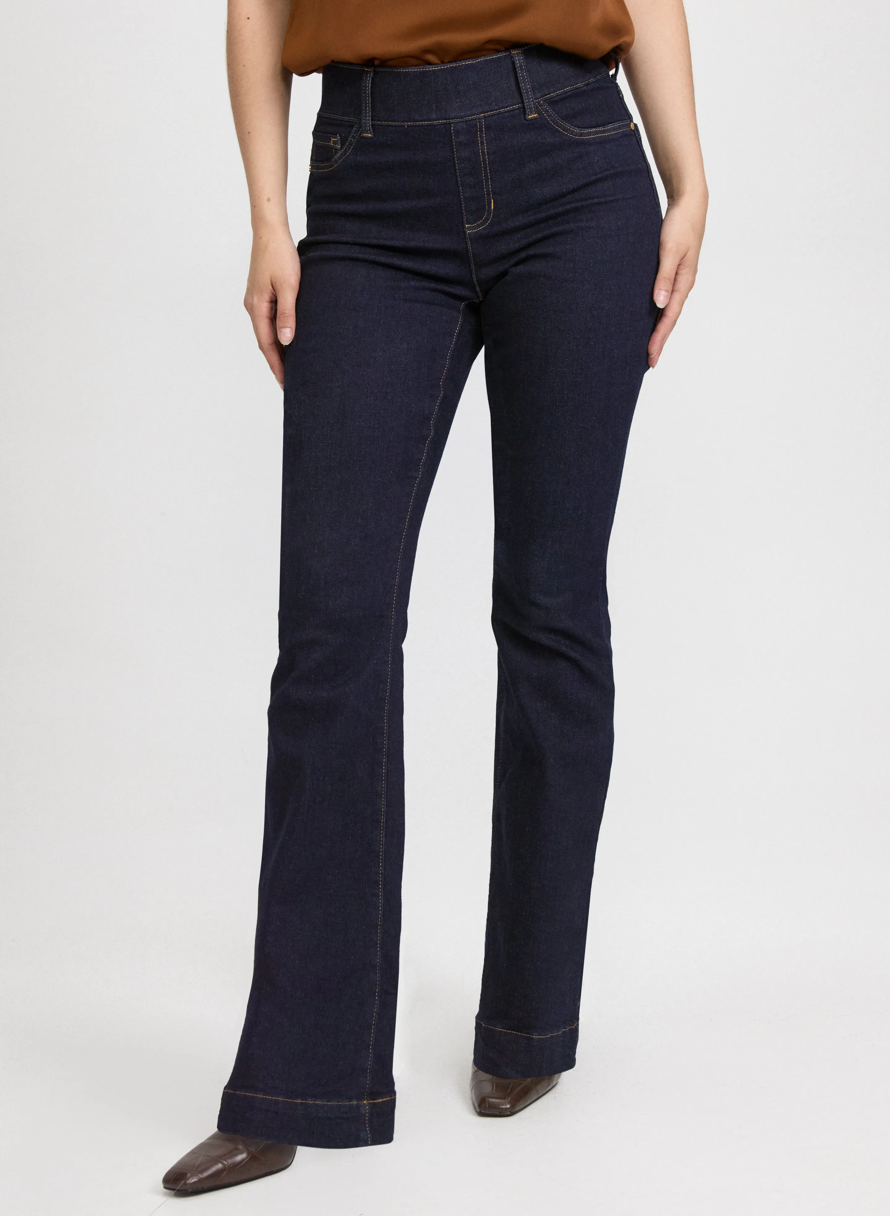 Laura Pull-On Flare-Leg Jeans Laura Pull-On Flare-Leg Jeans - Image 1