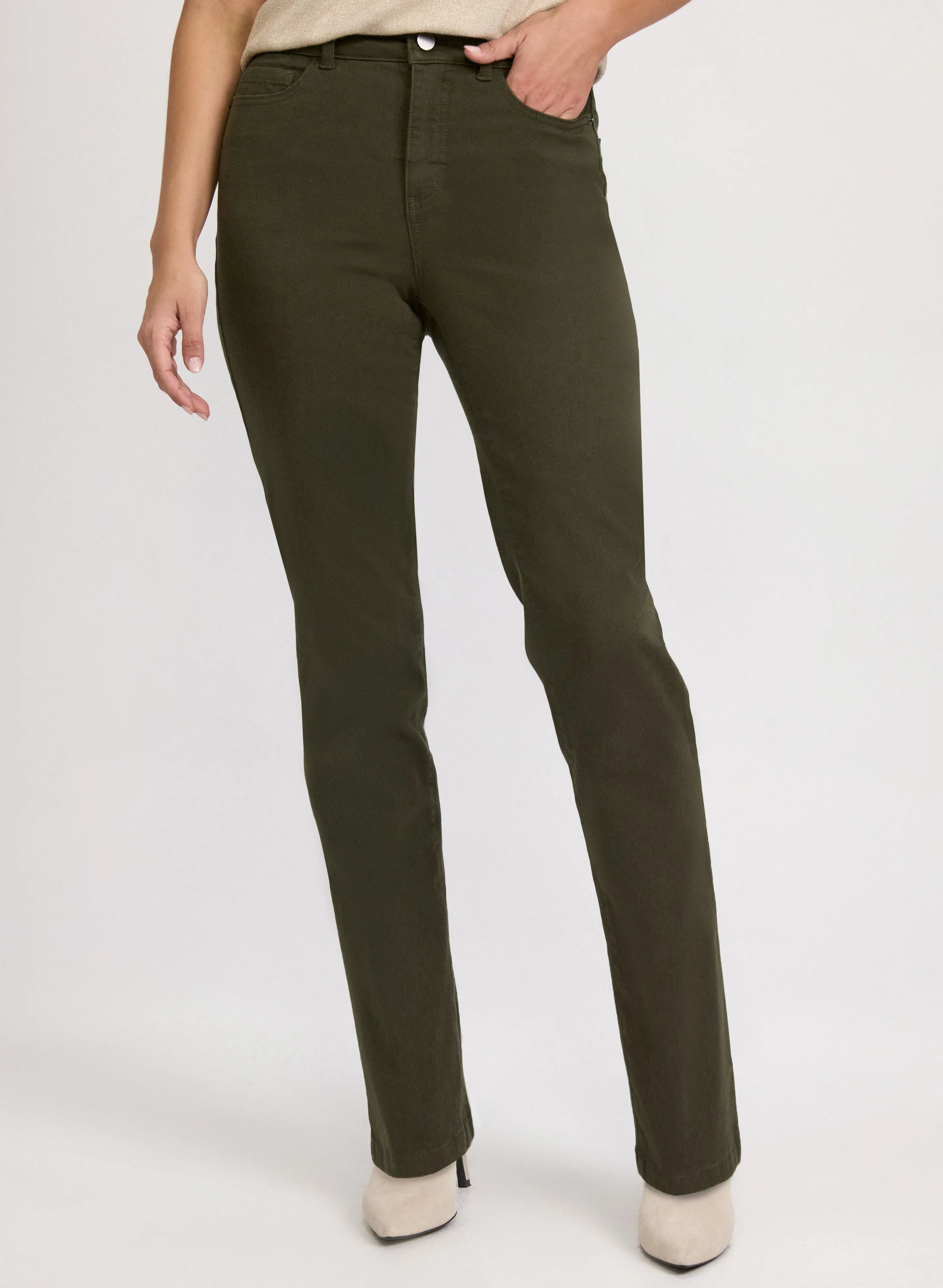 Laura High Rise Straight-Leg Jeans Laura High Rise Straight-Leg Jeans - Image 1