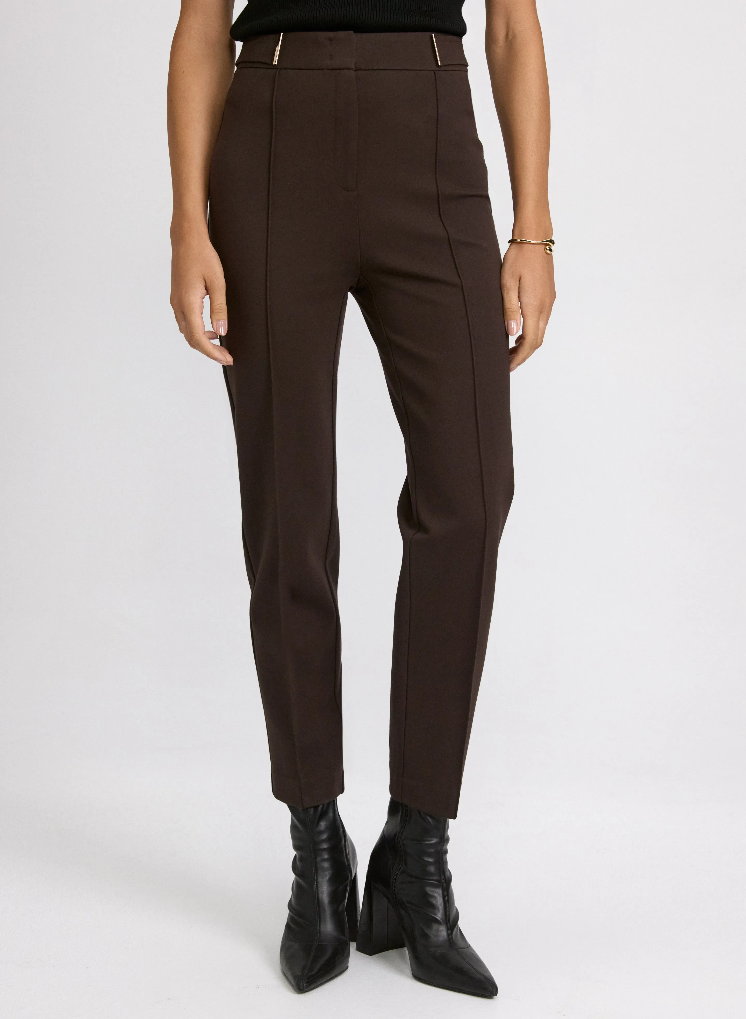 Laura Emma Bar Trim Slim-Leg Pants Laura Emma Bar Trim Slim-Leg Pants - Image 1