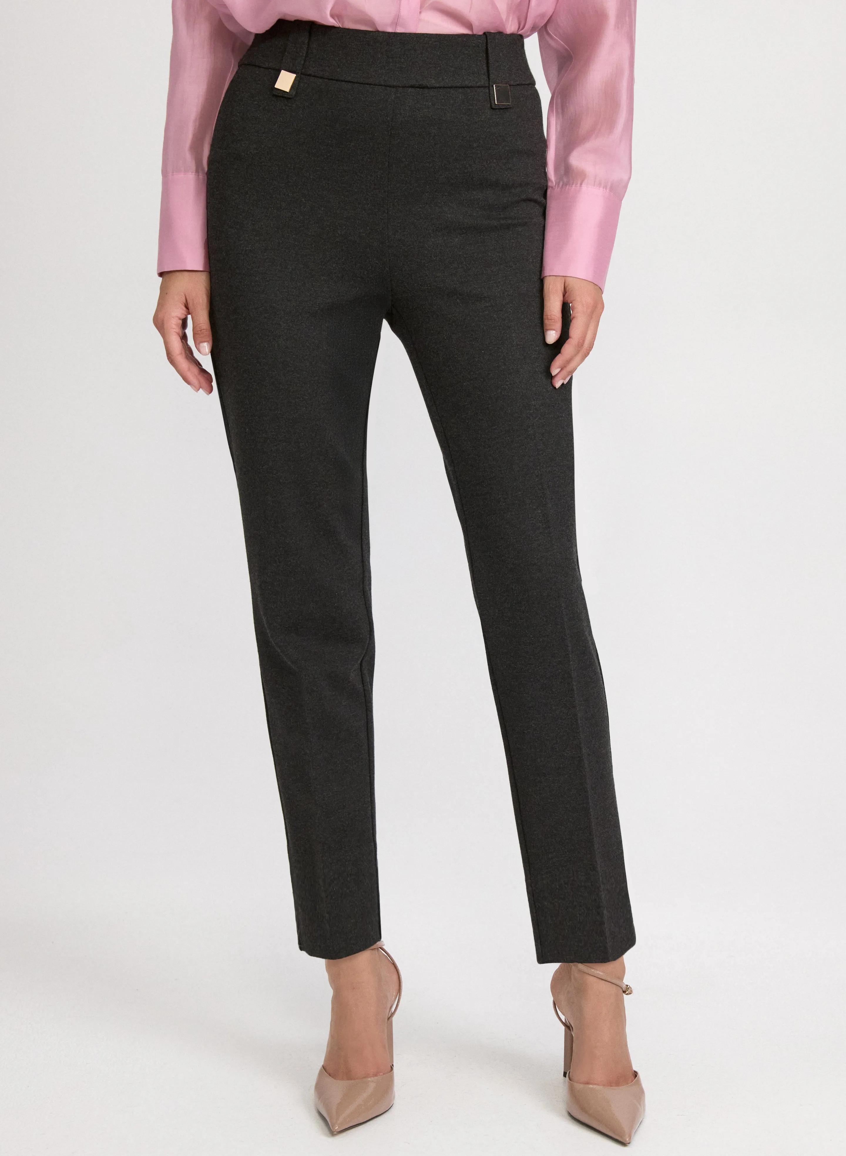 Laura Sofia Rivet Detail Slim-Leg Pants Laura Sofia Rivet Detail Slim-Leg Pants - Image 1