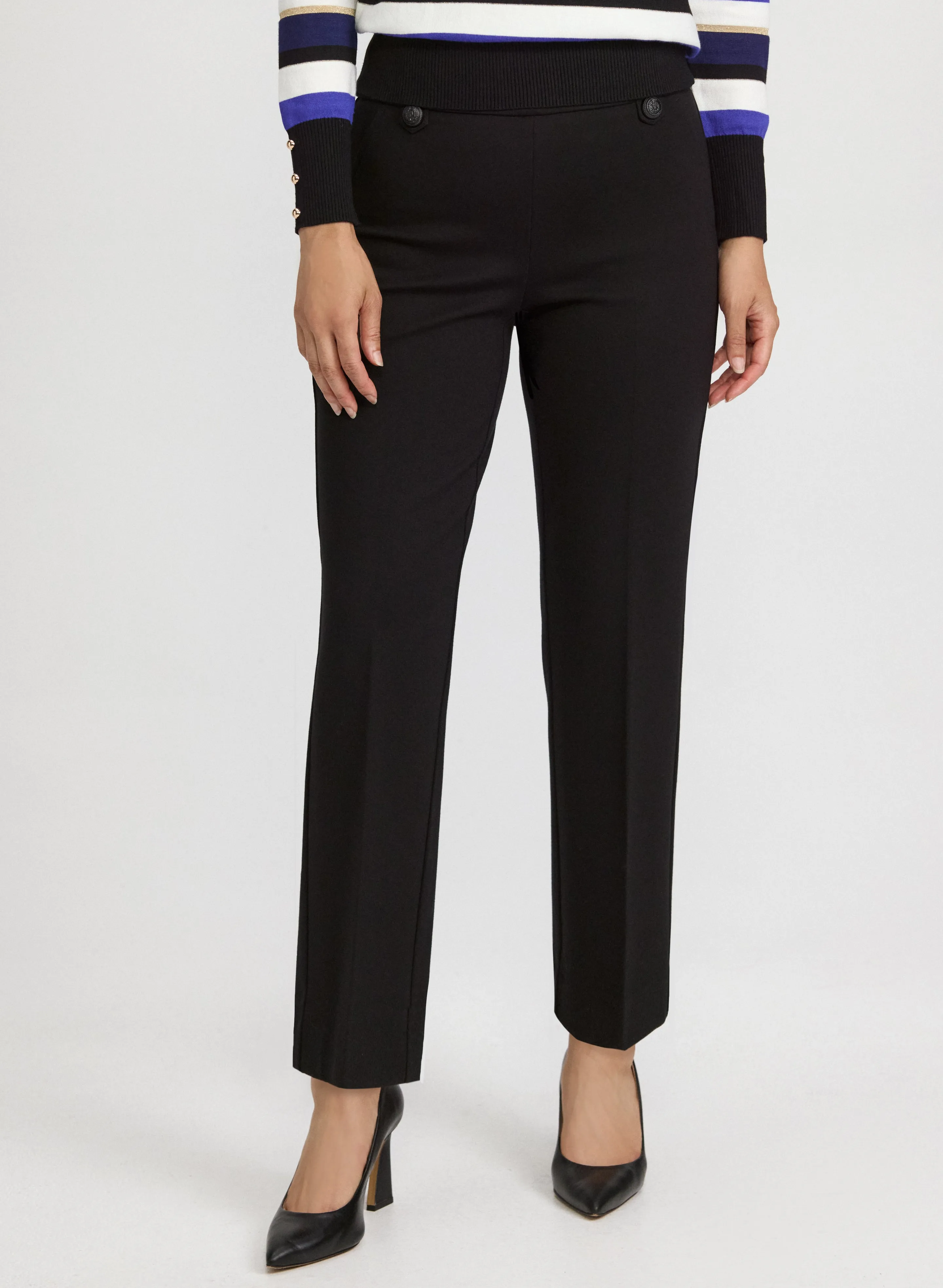 Laura Ava Straight-Leg Pants Laura Ava Straight-Leg Pants - Image 1