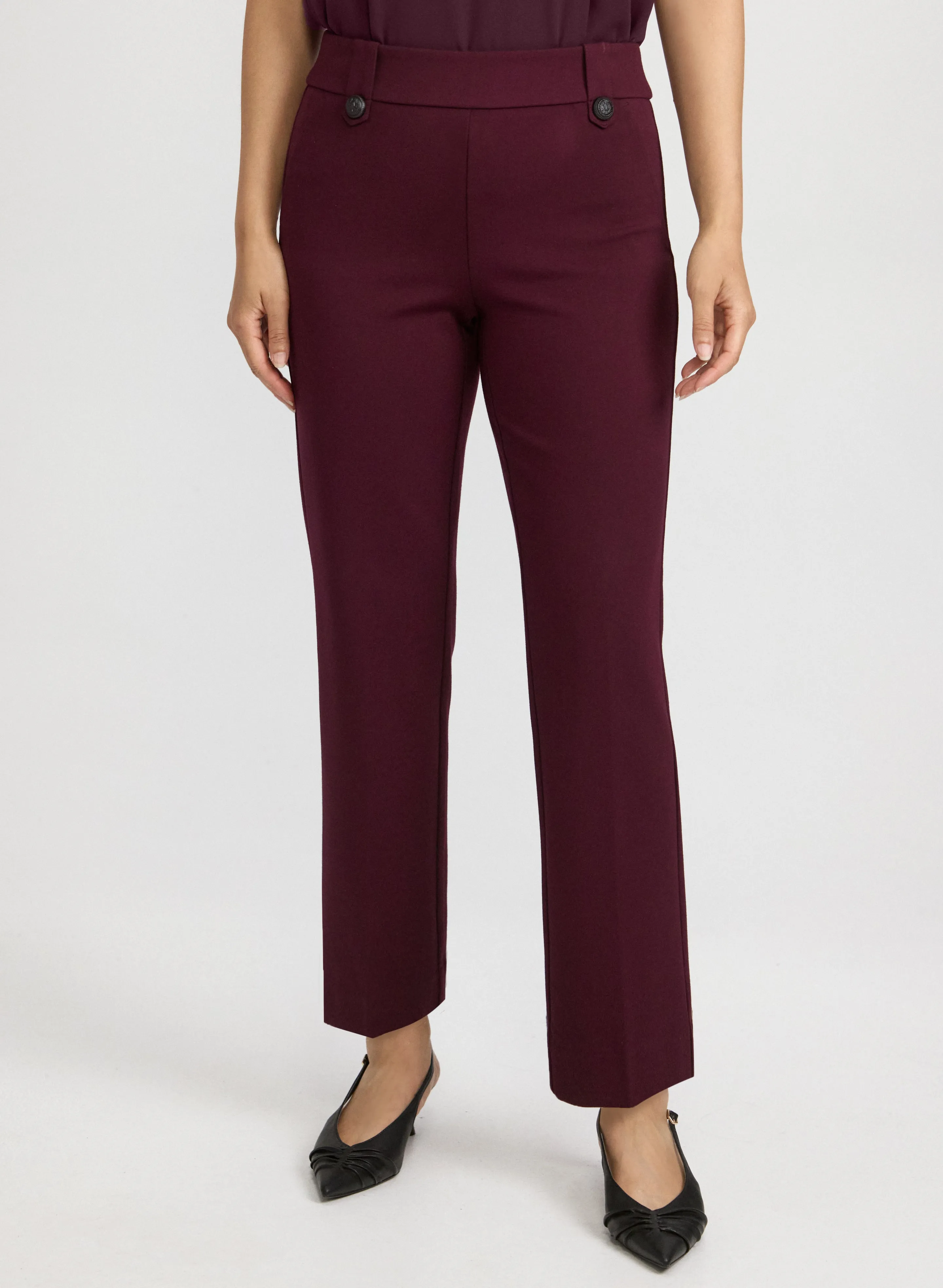 Laura Ava Straight-Leg Pants Laura Ava Straight-Leg Pants - Image 1