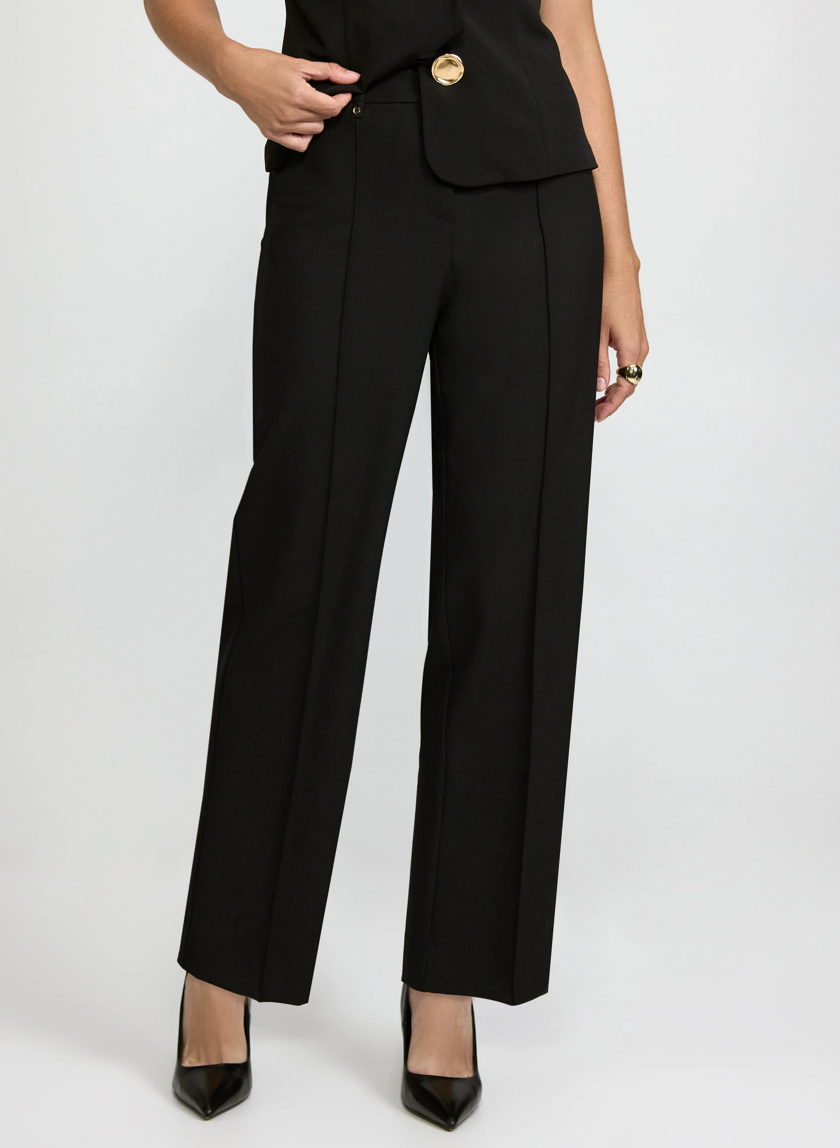 Laura Lily Straight-Leg Pants Laura Lily Straight-Leg Pants - Image 1