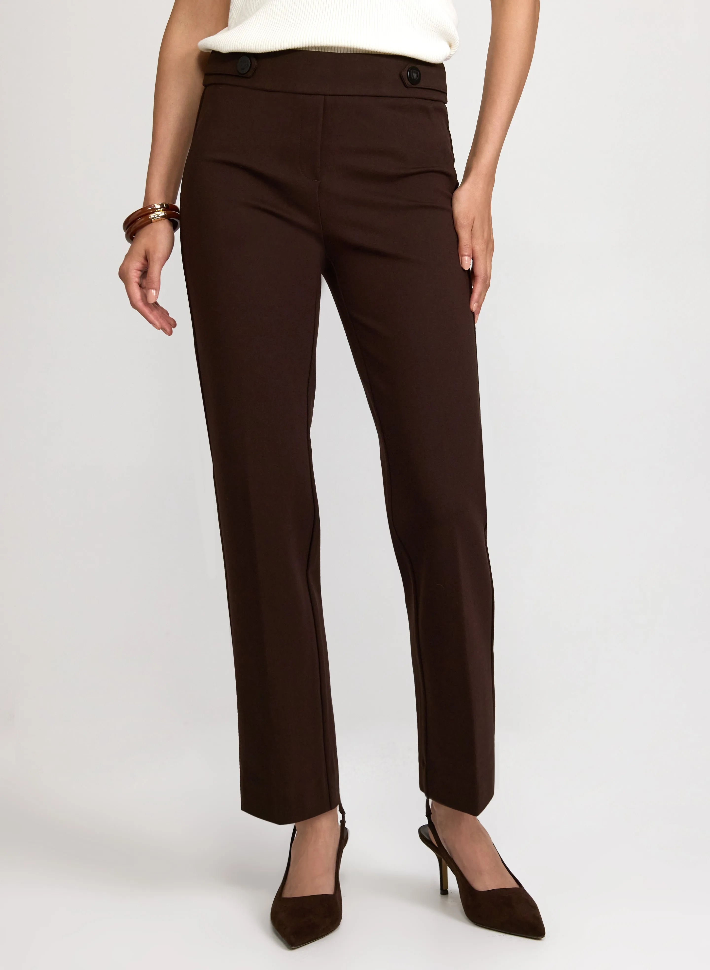 Laura Ava Straight-Leg Pants Laura Ava Straight-Leg Pants - Image 1