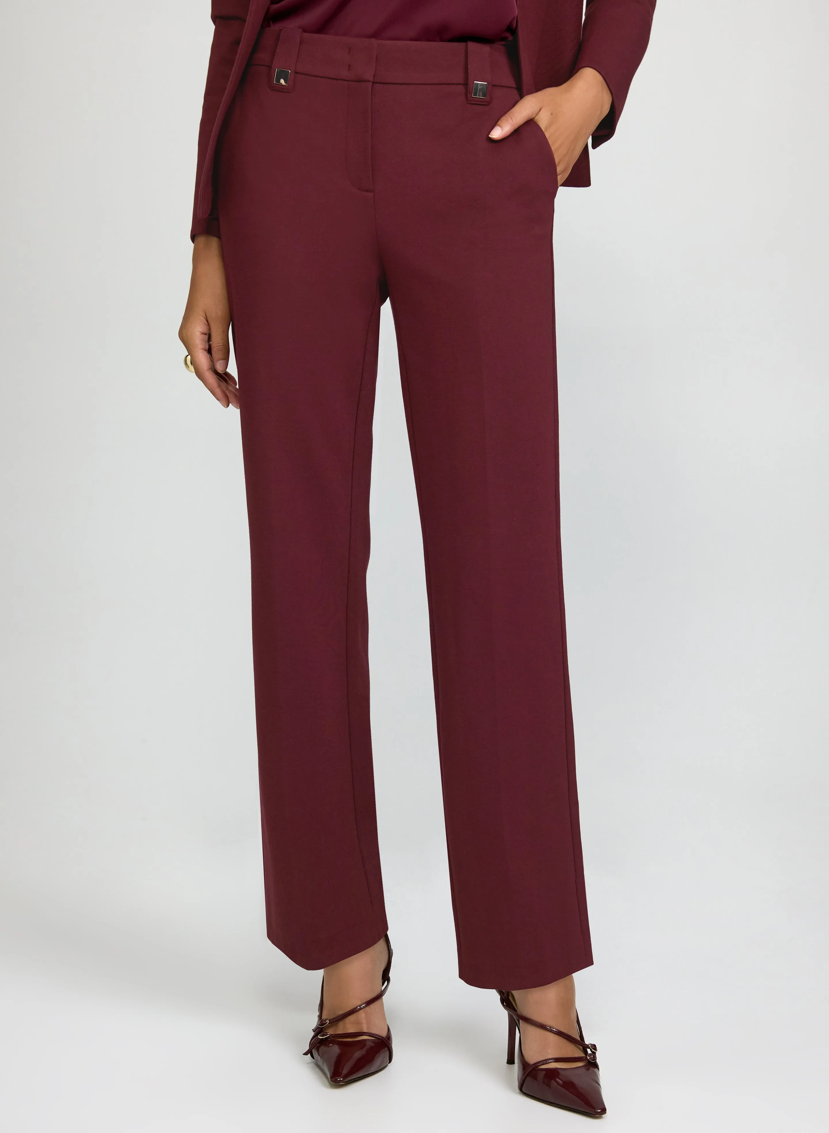 Laura Lily Straight-Leg Pants Laura Lily Straight-Leg Pants - Image 1